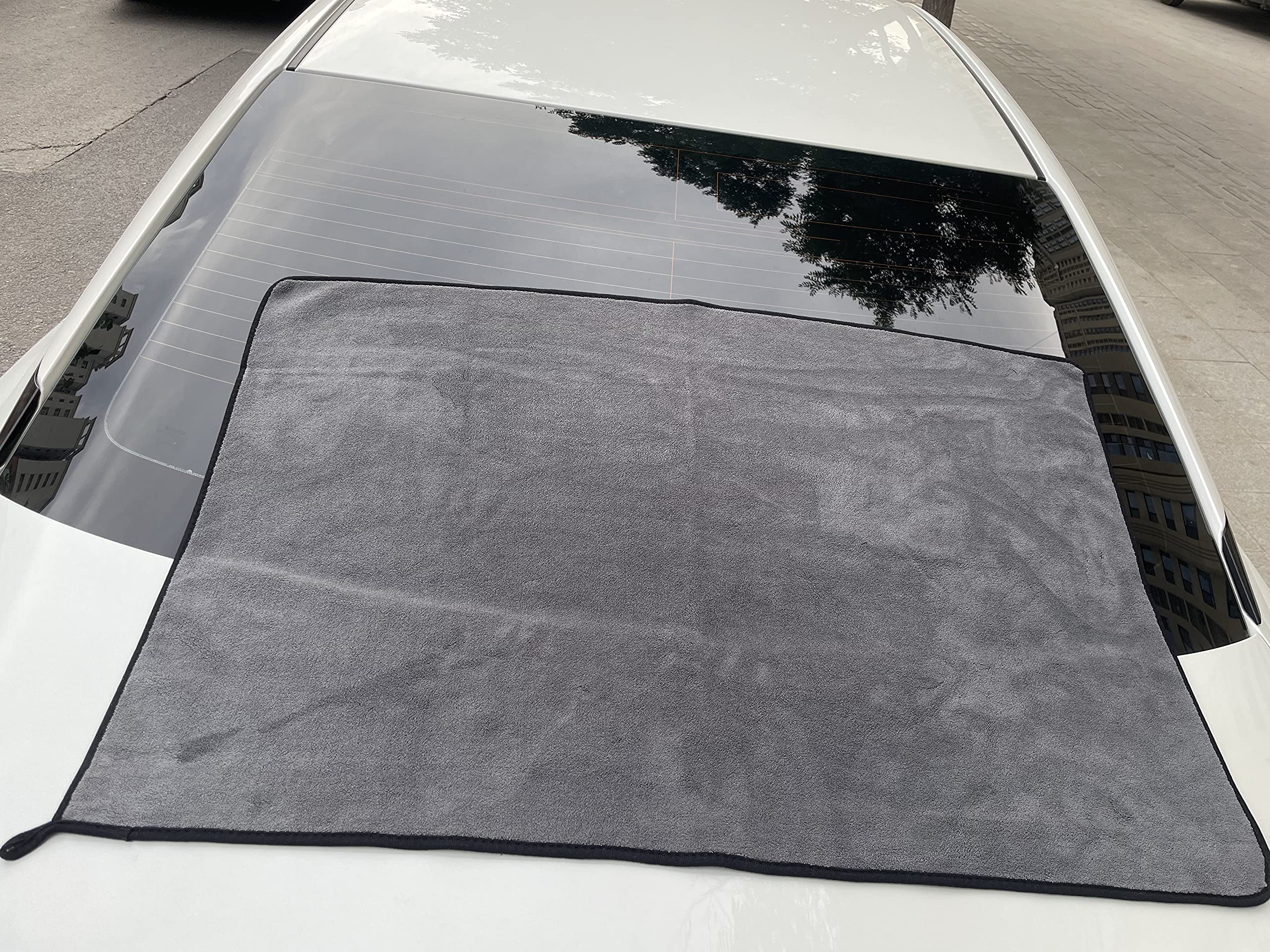 Large Microfiber Drying Towel For Car, Great Thick Soft Plush Towels, 36 X 24Inches 800Gsm Thickness, Quality, Washable, Absorbe