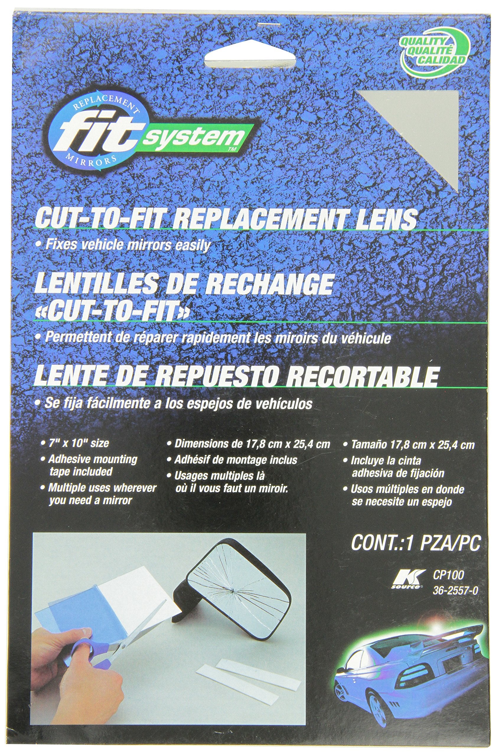 Fit System CP100 Replacement Cut-to-fit Glass