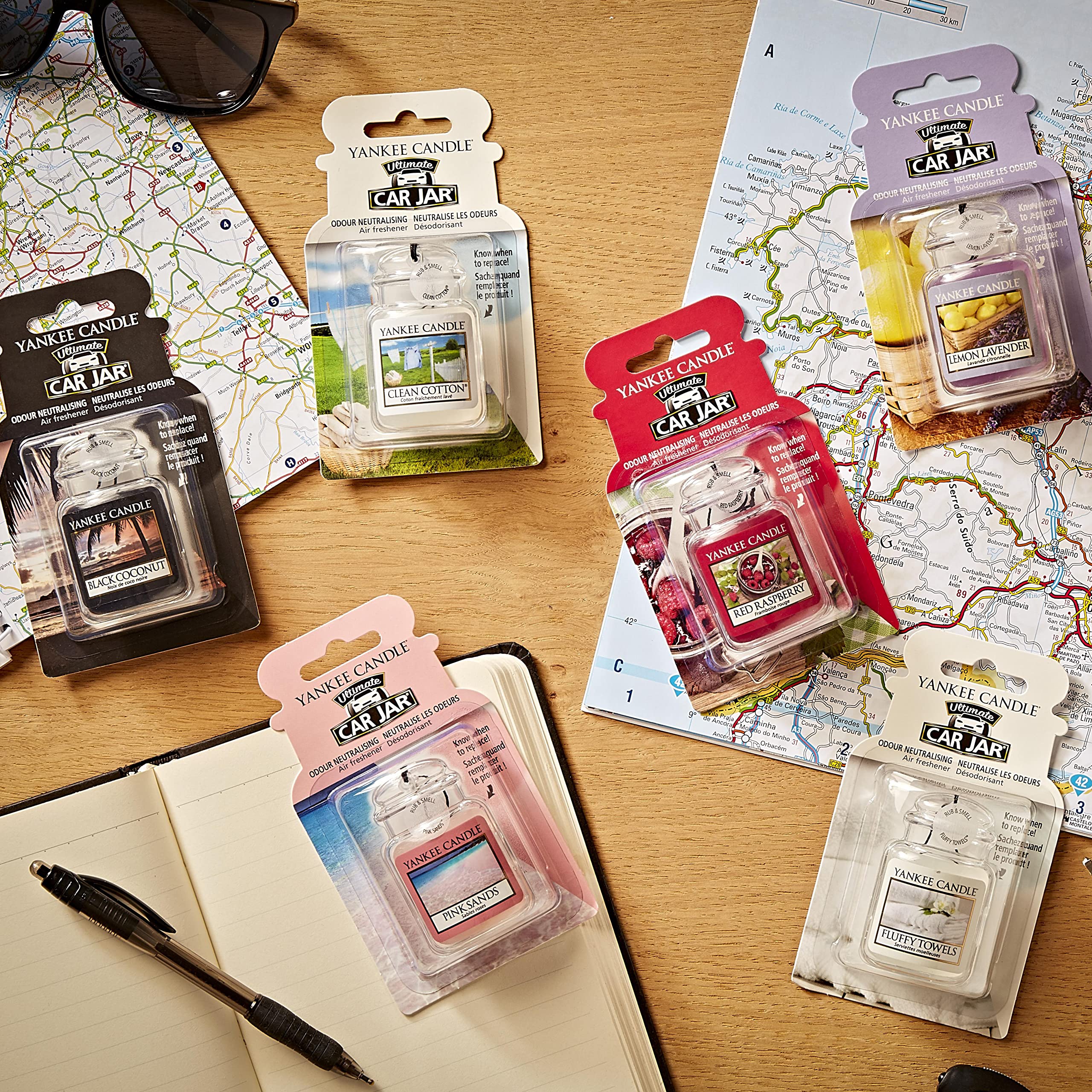 Yankee Candle Car Jar Ultimate Air Freshener, Pink Sands