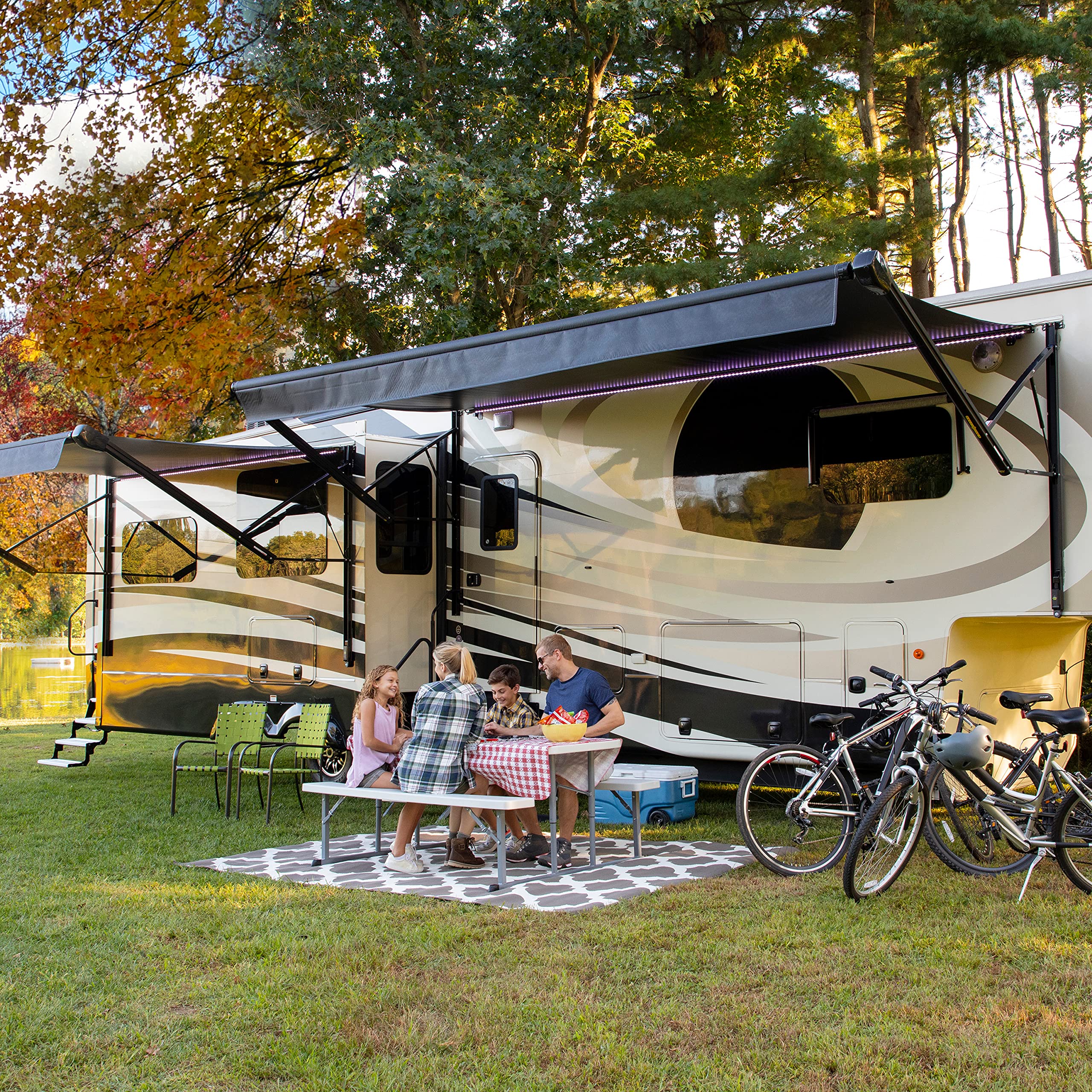 Kwikee KwikLube 11 oz. Can, Aerosol Grease Formula for RV Steps, Jacks, and Slides, Heat Resistant, Moisture Barrier, Protects A