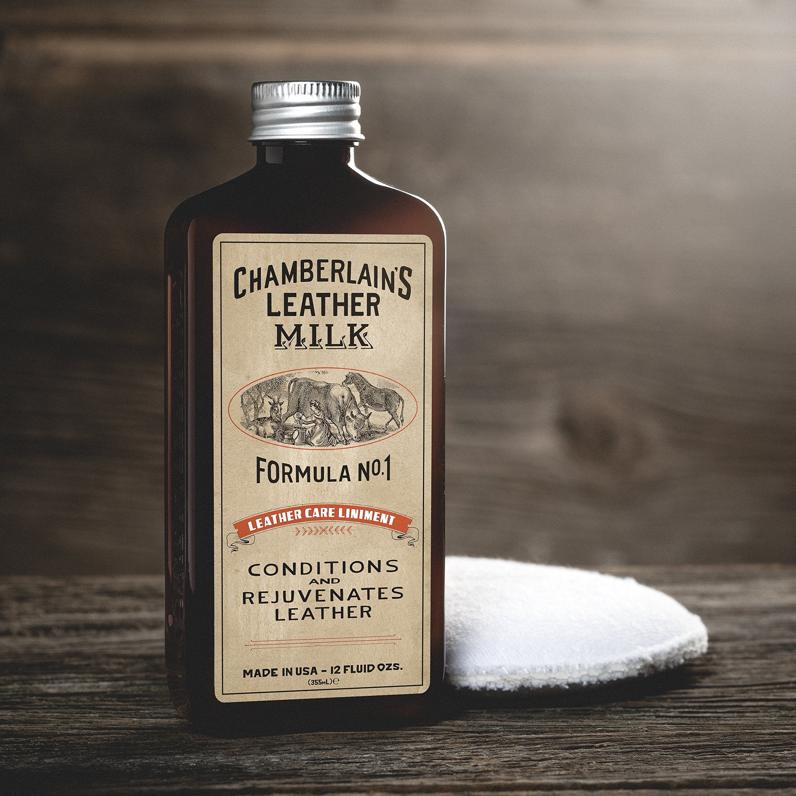 Leather Milk Conditioner And Cleaner For Furniture, Cars, Purses And Handbags. All-Natural, Non-Toxic Conditioner Made In The Us