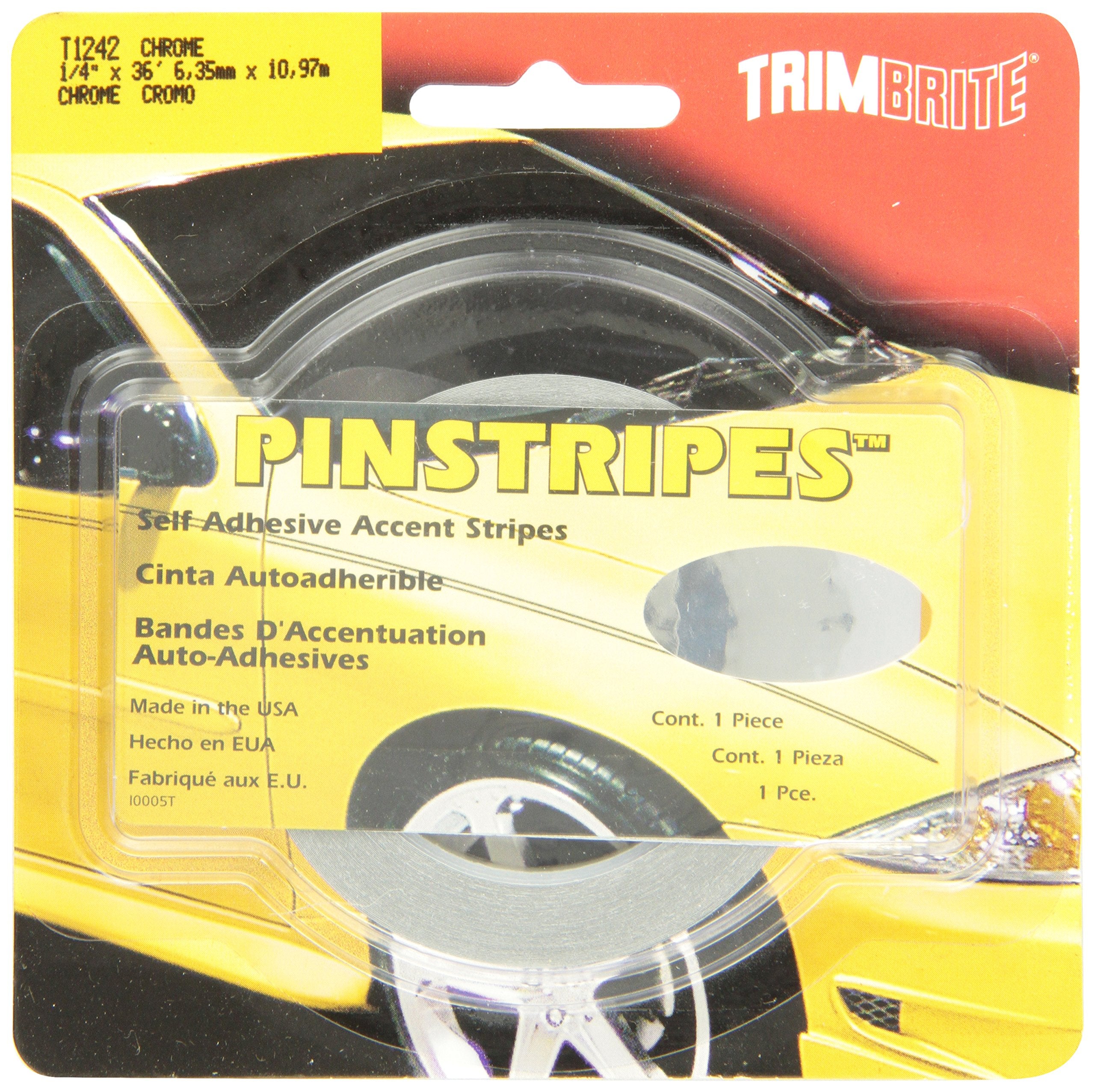 Trimbrite T1242 Trim Stripe 1/4 Chrome