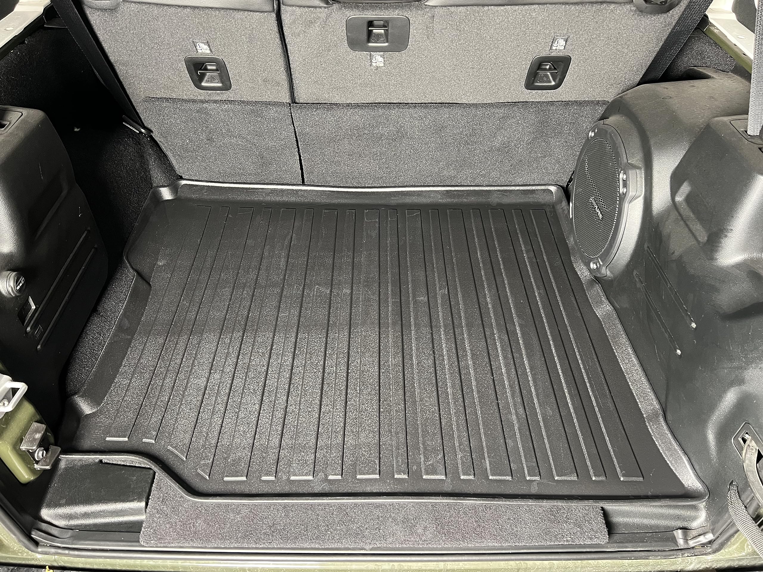 Premium Cargo Liner For Jeep Wrangler (Jl) 4 Doors 2019-2024 Unlimited Sport Sahara Rubicon - Custom Fit Car Trunk Mat - All-Sea