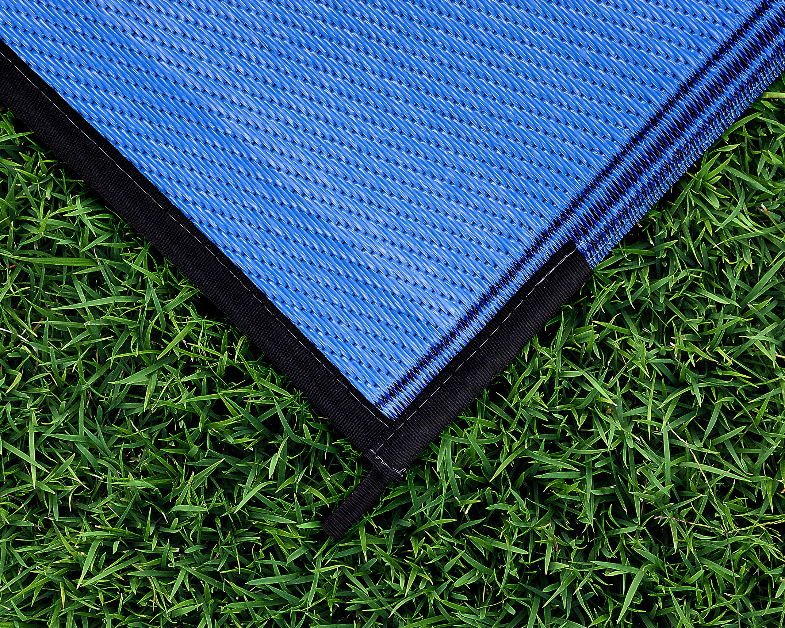 Camco Large Reversible Outdoor Patio Mat - Easy To Clean, Perfect For Picnics, Cookouts, Camping, And The Beach (9' X 12', Latti