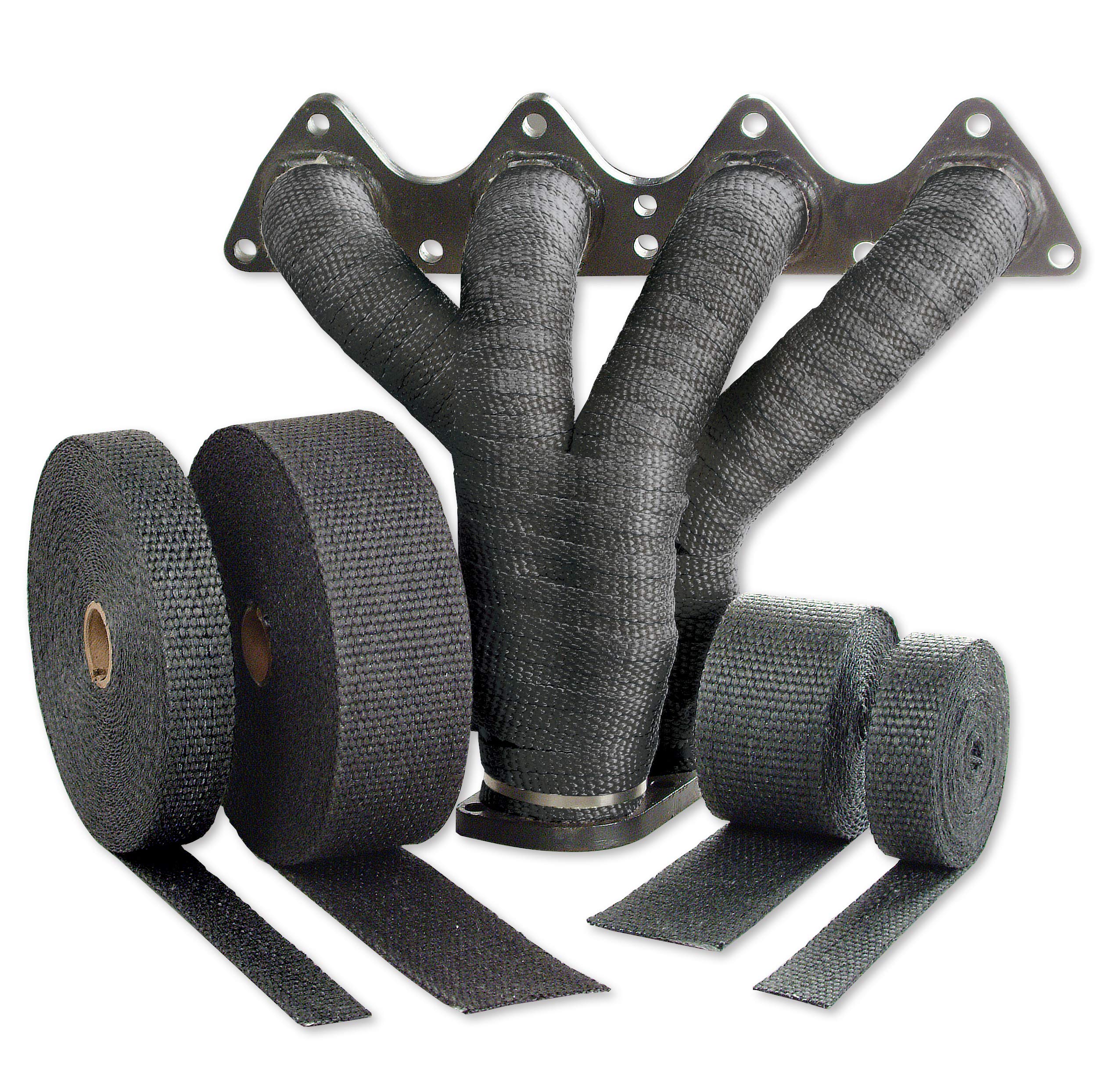 Design Engineering Black 1'' x 50' Exhaust Heat Wrap