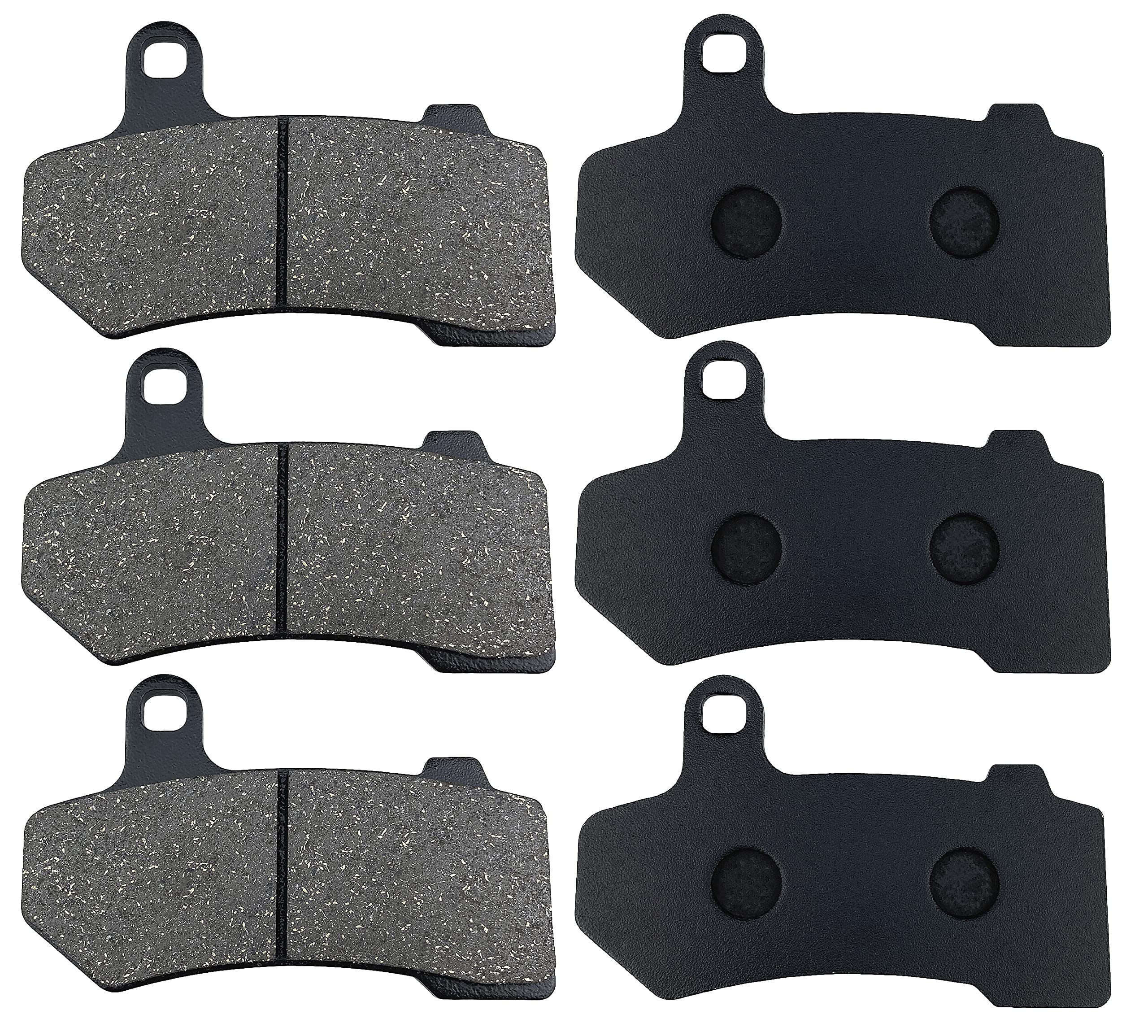 Front and Rear Brake Pads for Harley Davidson FLHX Street Glide 2008-2015, Road Glide 2008-2016, FLHR Road King 2008-2022, FLHTC