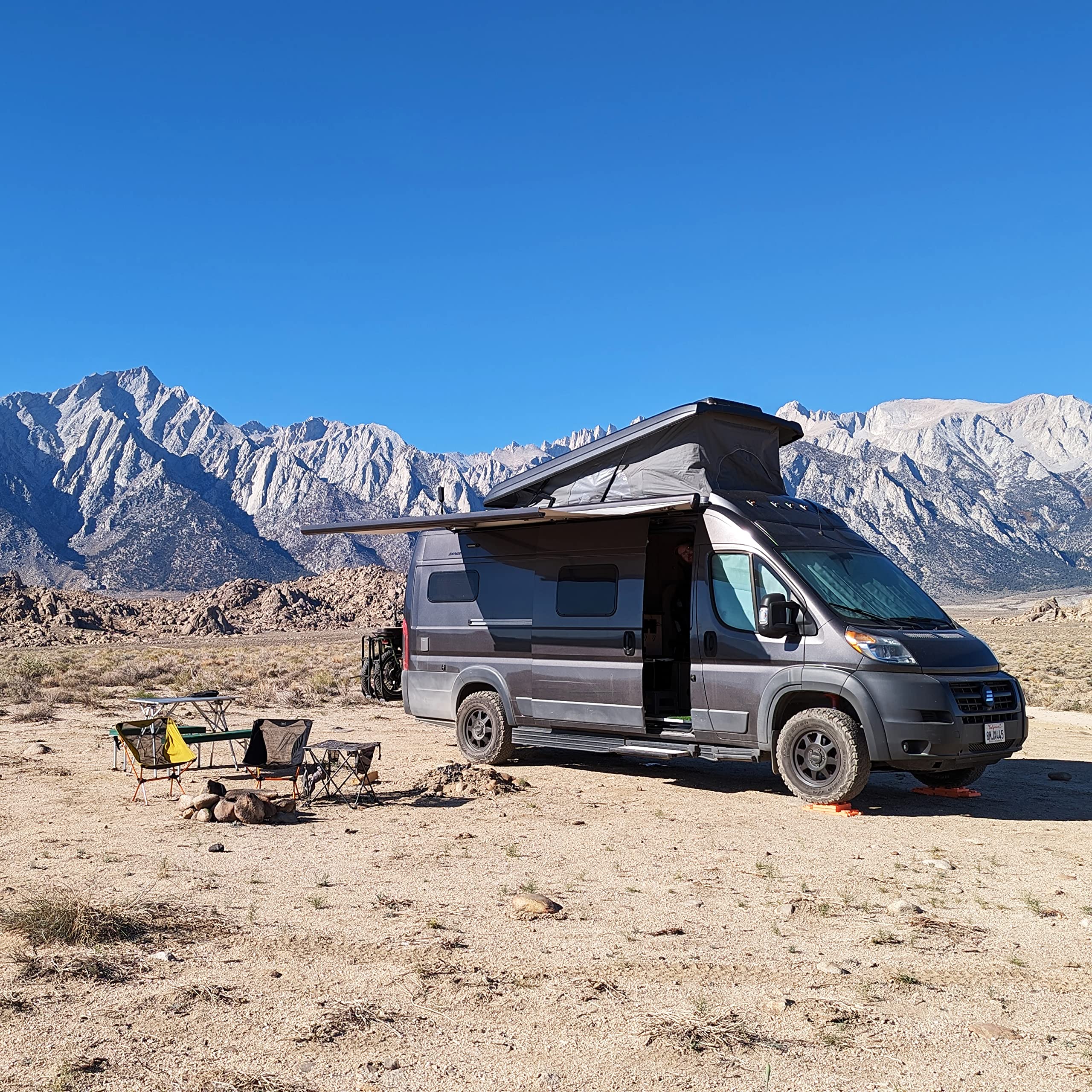 OpenGlass Van Mods Sliding Door Stopper - Universal Fit for Sprinter, Promaster, Transit & Campervans - High-Grade Aluminum, Easy DIY Install