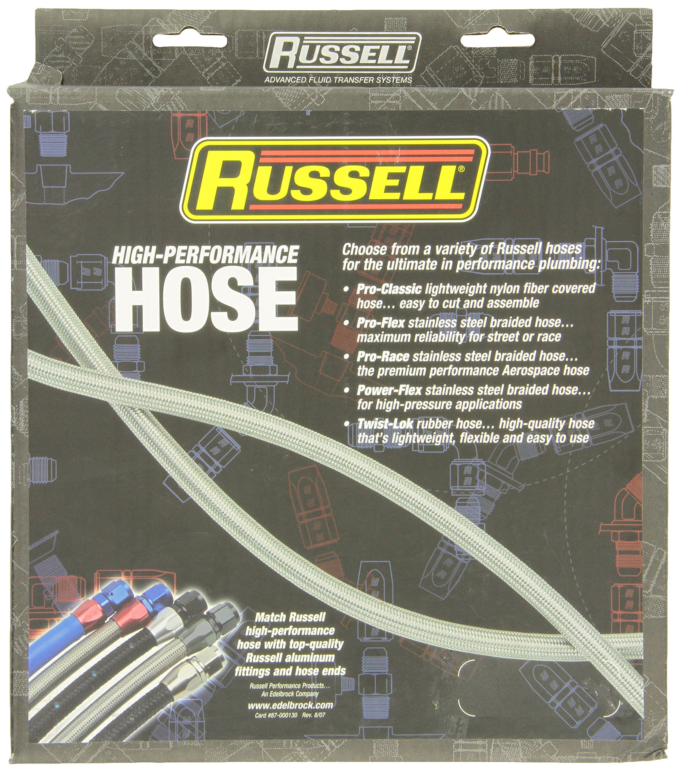 Edelbrock/Russell 632620-6 An Powerflex Power Steering Hose - 10 Feet