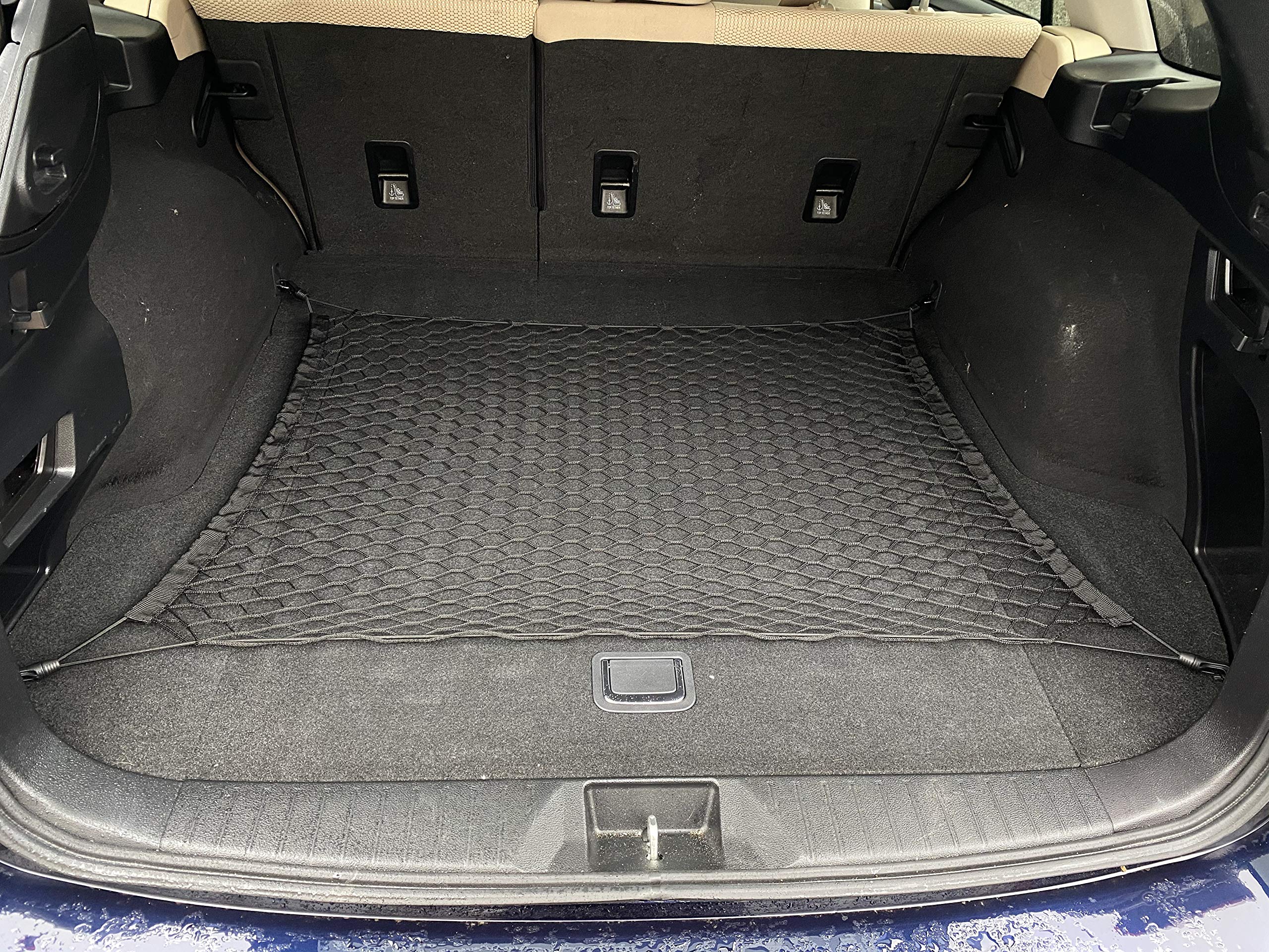 Floor Style Automotive Elastic Trunk Mesh Cargo Net for Subaru Outback 2020-2024 - Premium Trunk Organizers and Storage - Luggag