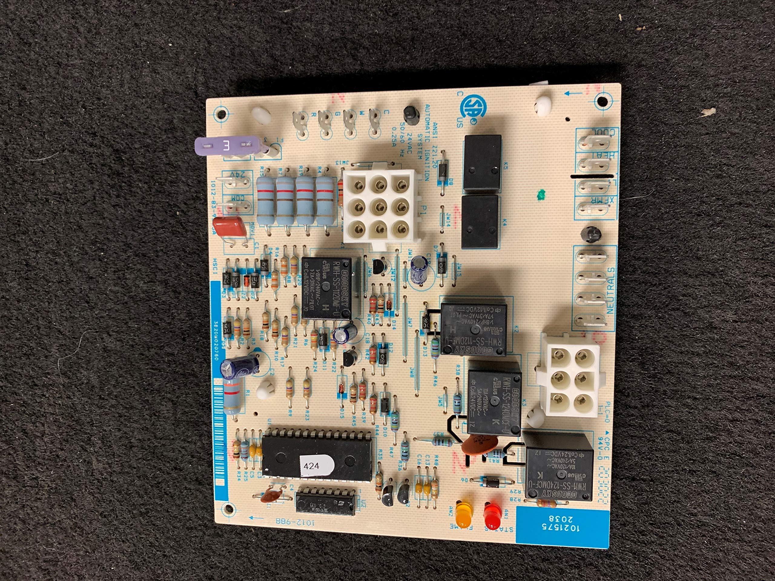 Nordyne 1021575R Integrated Control Board