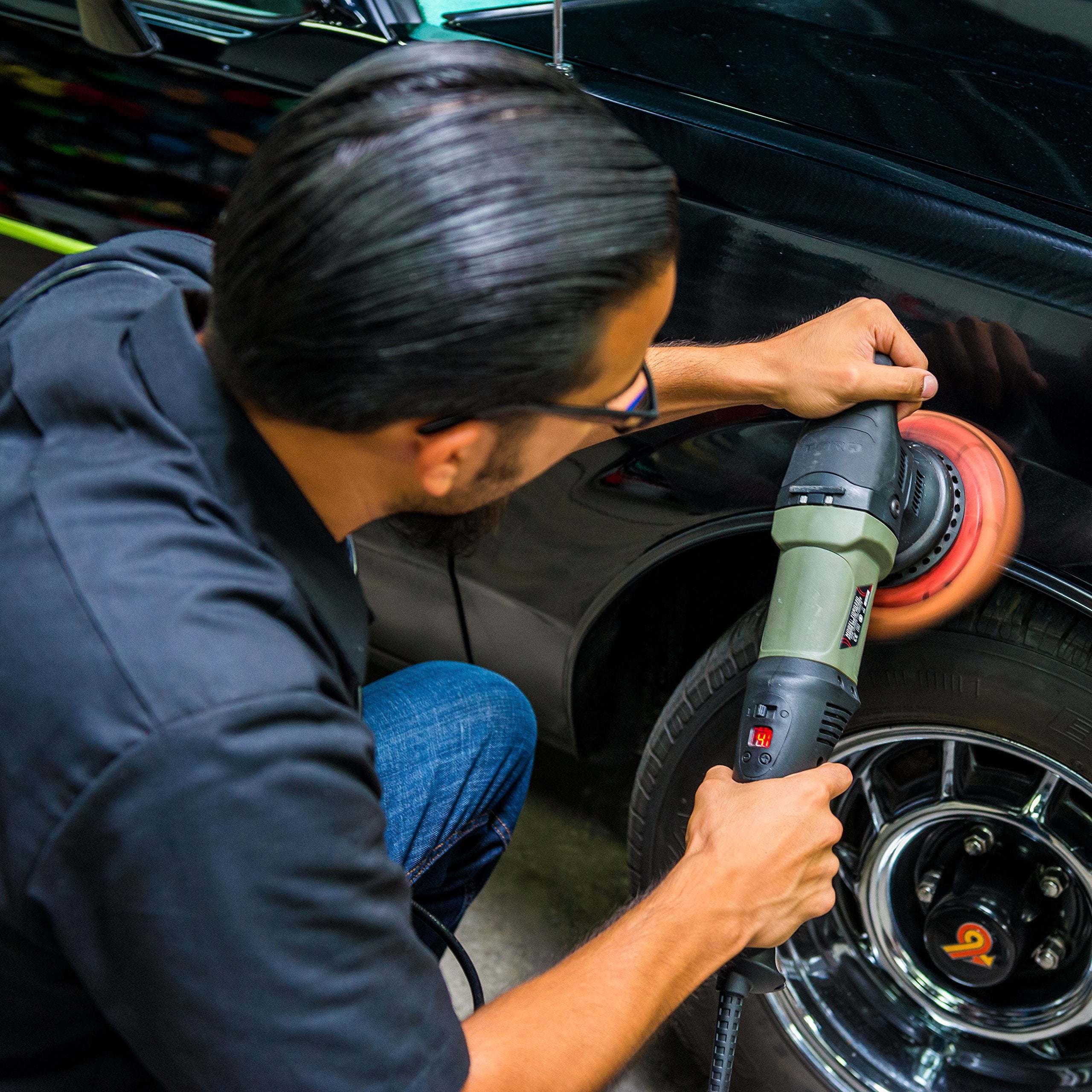 Chemical Guys BUF502X - TORQ22D Random Orbital Polisher, Pads, Polishes & Compounds Kit (Safe for Cars, Trucks, SUVs, & More) - 8 Items