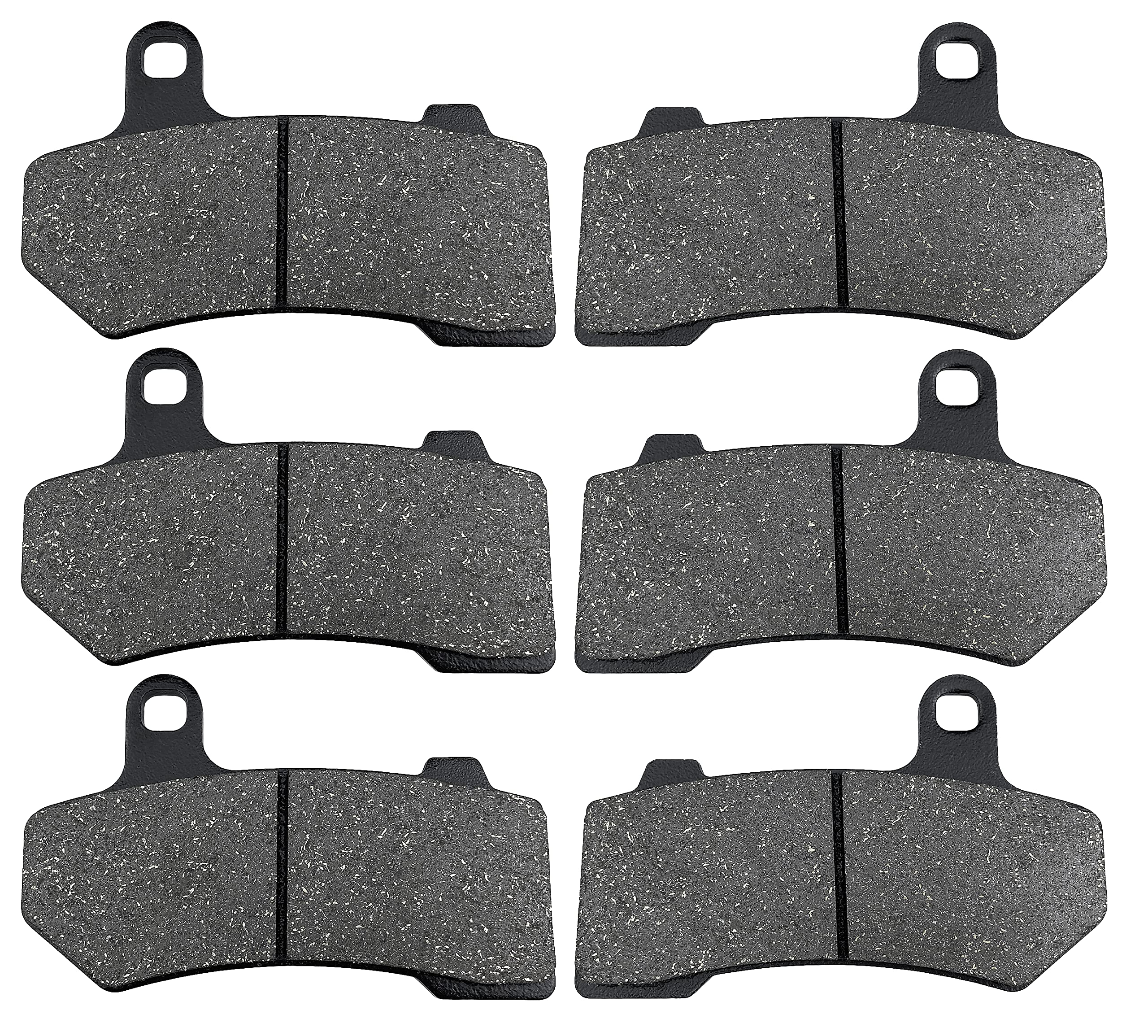 Front and Rear Brake Pads for Harley Davidson FLHX Street Glide 2008-2015, Road Glide 2008-2016, FLHR Road King 2008-2022, FLHTC