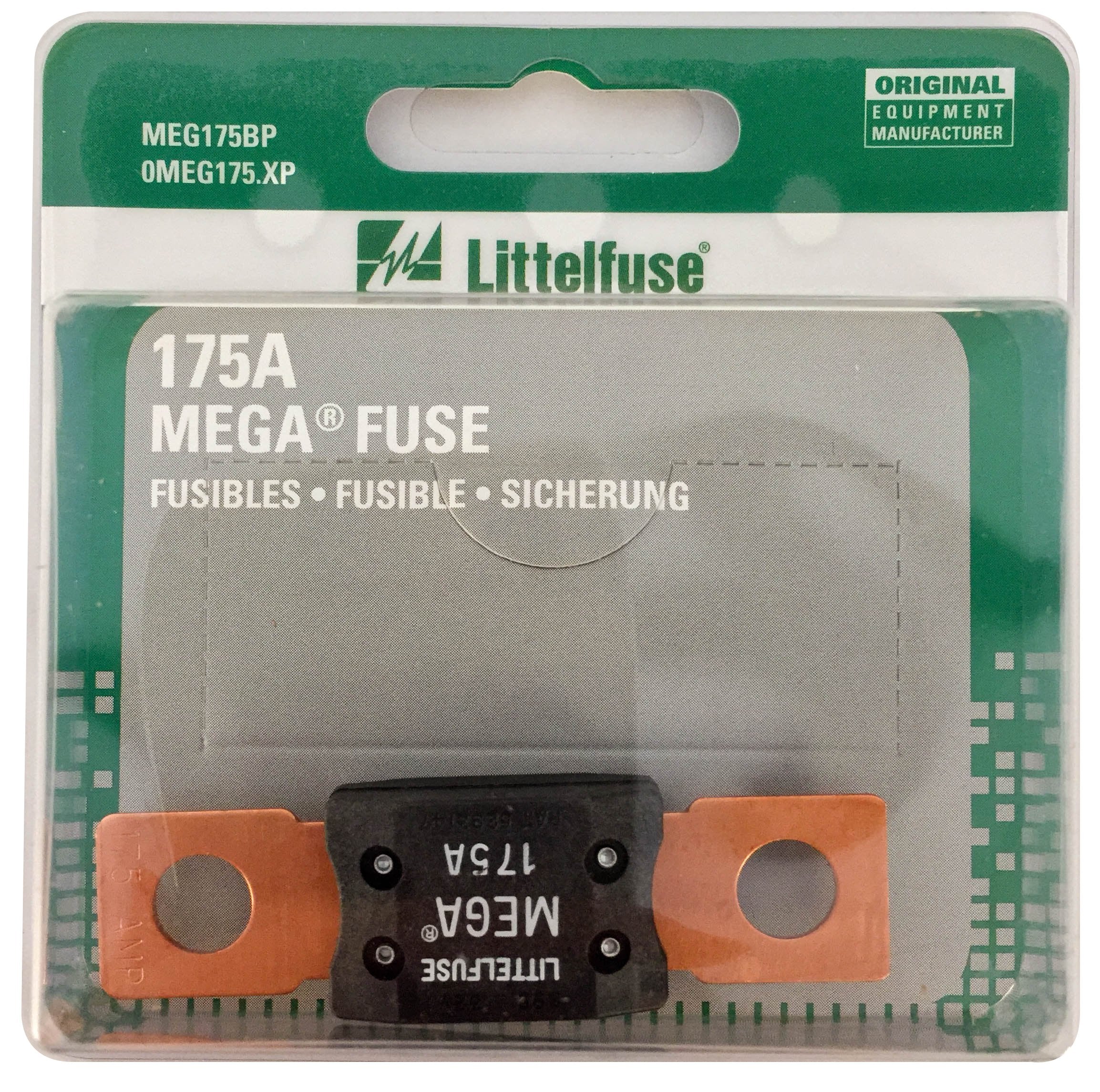 Littelfuse Meg175Xp Mega Slo-Blo Automotive Bolt-Down Fuse