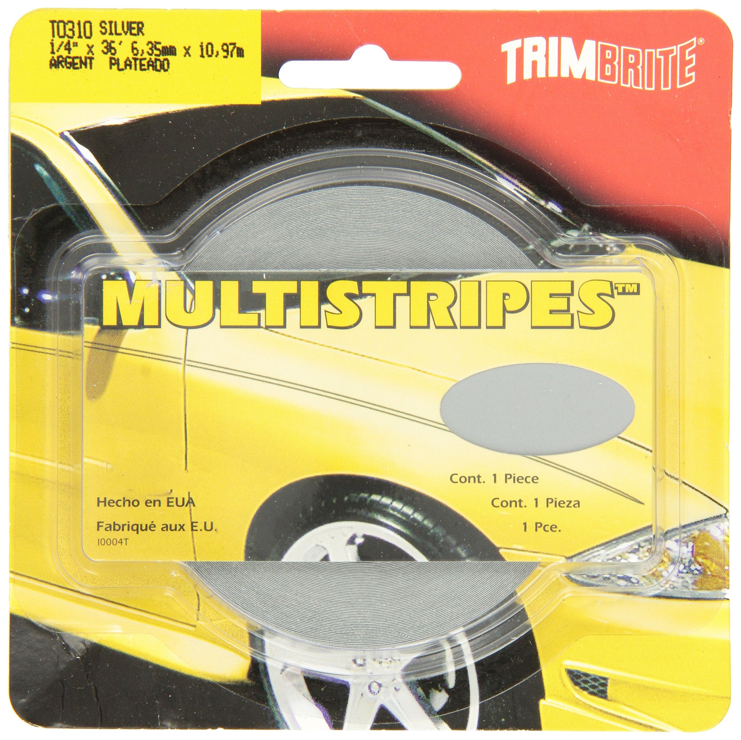 Trimbrite T0310 Multistripe 1/4'''' Tap Slvr