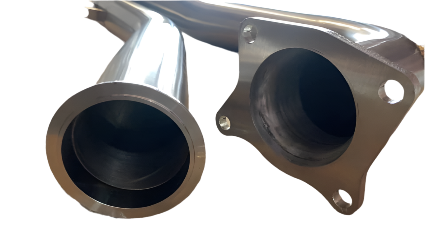 SPDZ1 J-Pipe High Flow Downpipe Combo — 2015-2021 Subaru WRX FA20 6MT