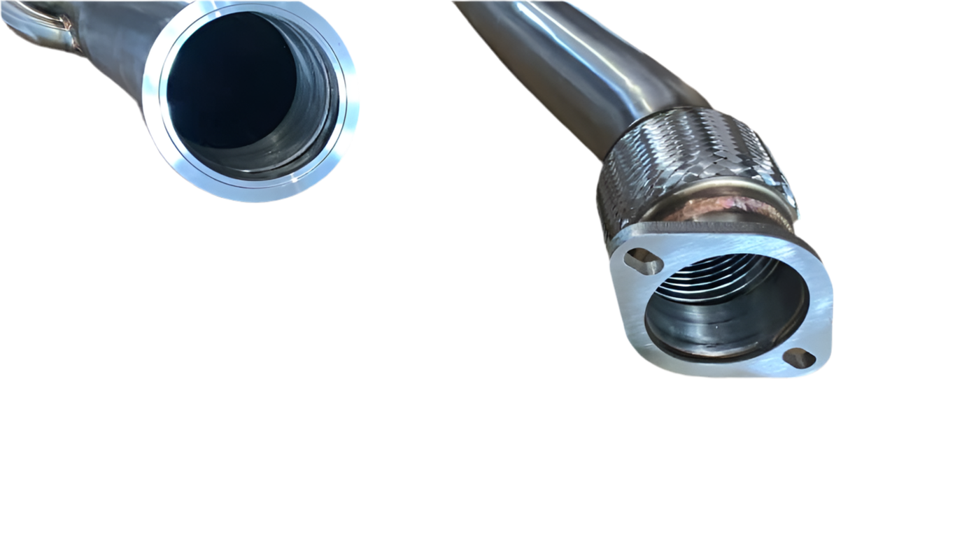 SPDZ1 J-Pipe High Flow Downpipe Combo — 2015-2021 Subaru WRX FA20 6MT