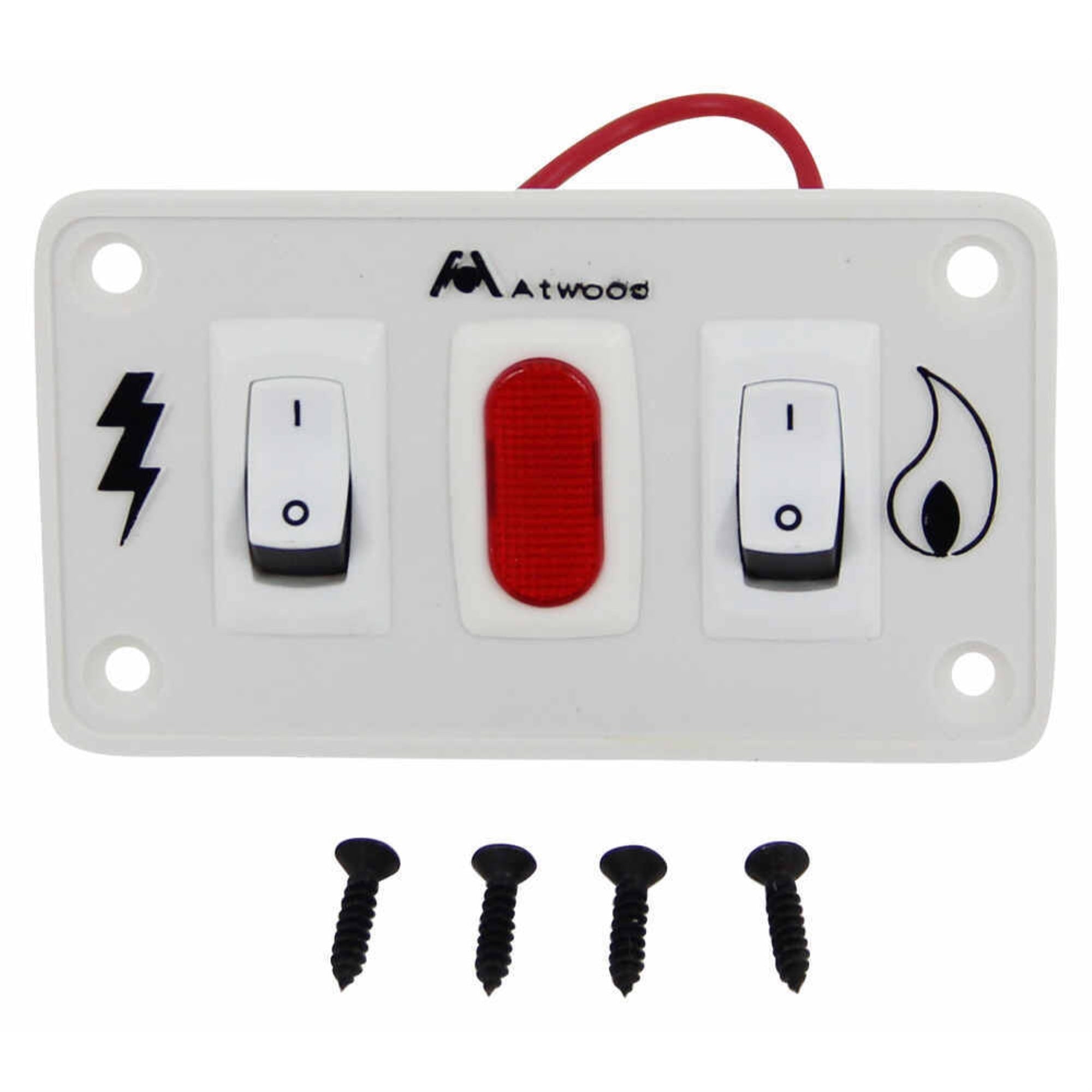 Atwood 91230 Kit, Switch Panel Dual - White