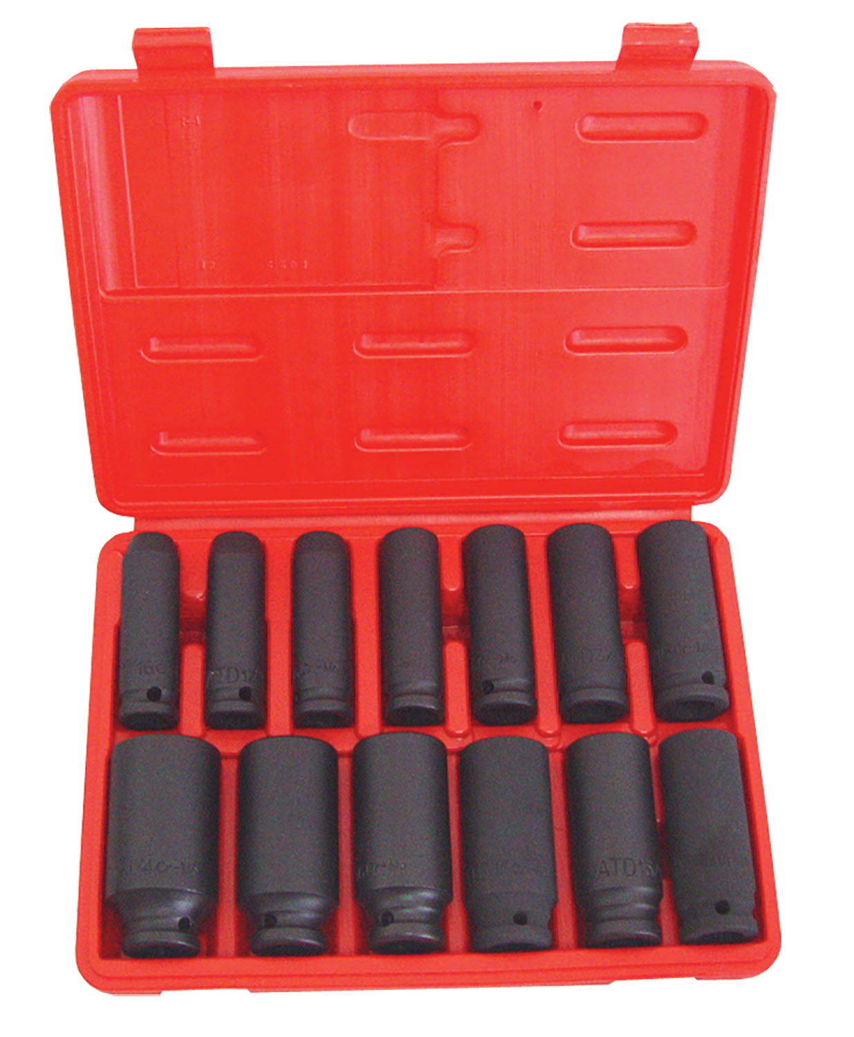 13 Pc. 1/2'' Drive 6 Point Sae Deep Impact Socket Set
