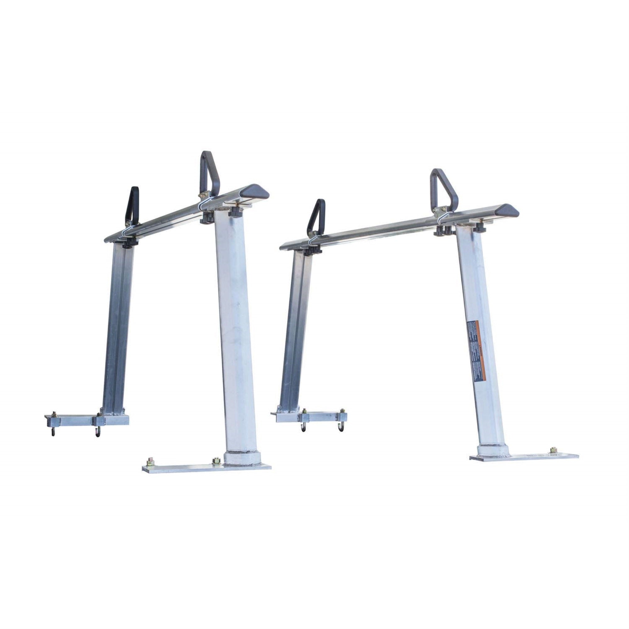 Offex Universal MultiUse 4 Post Aluminum Utility Truck Rack  Silver