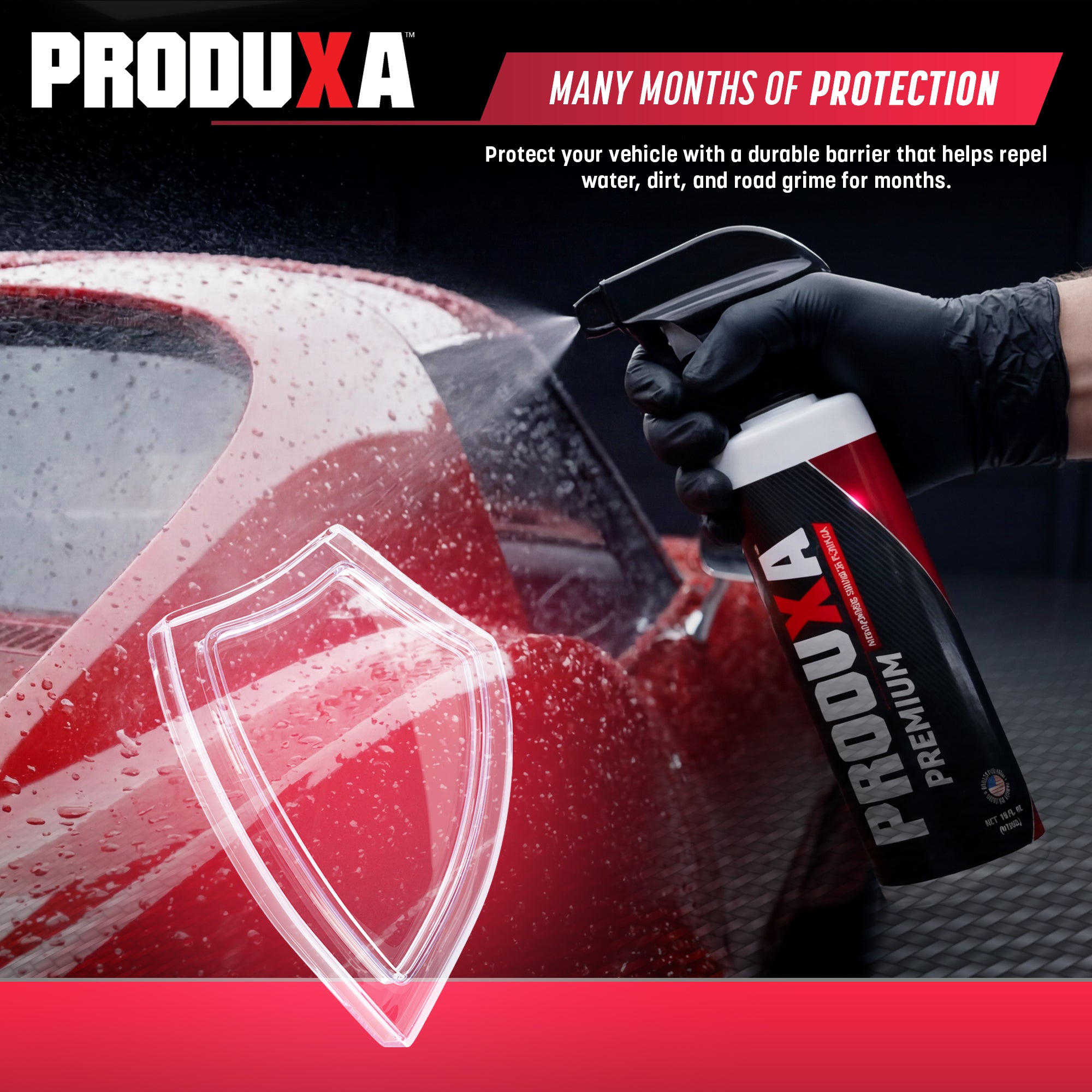 PRODUXA® PREMIUM - Instant Surface Polish, Sealant, and Protector. All-in-one Detailing Spray(16 oz)