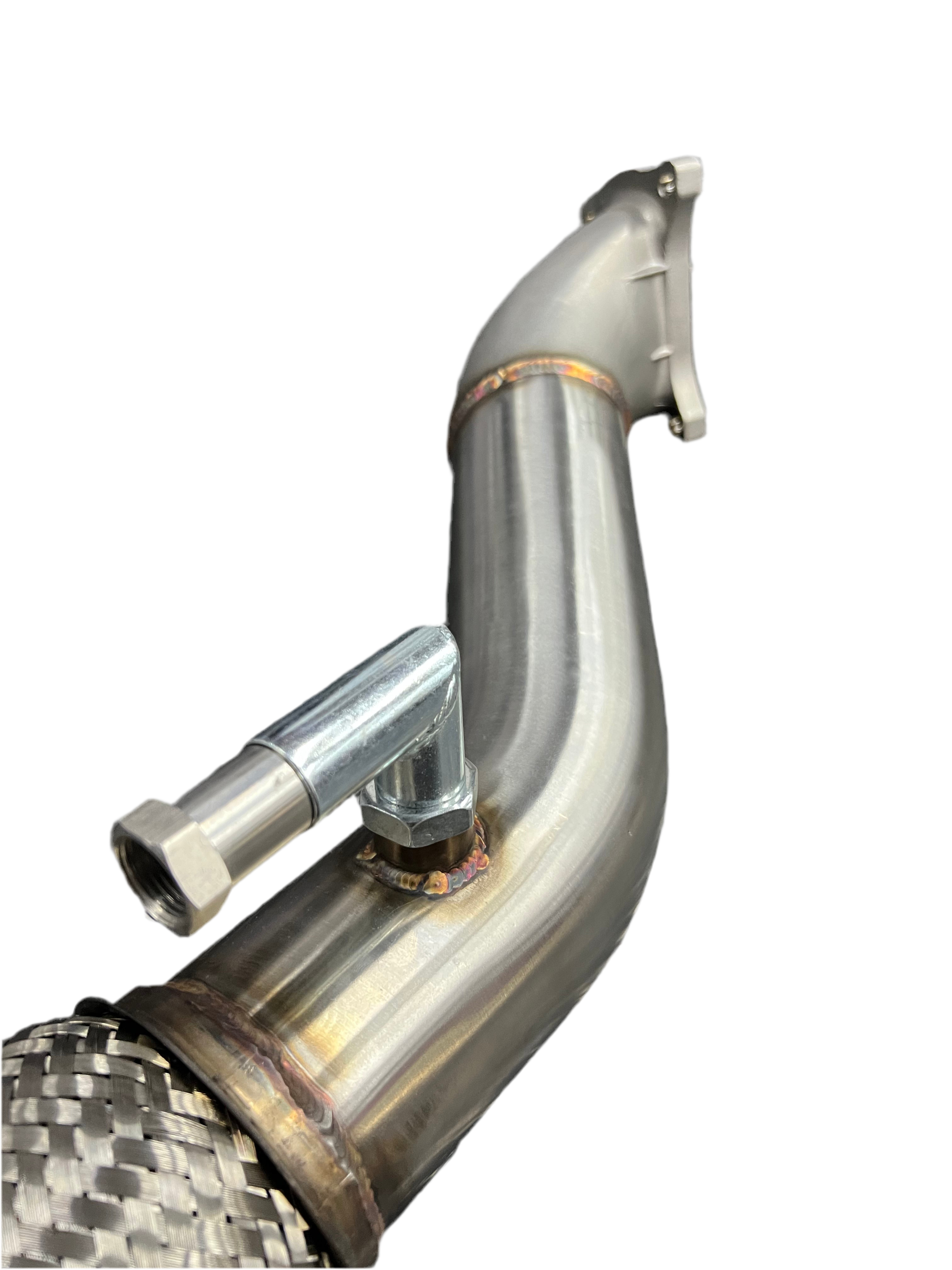 SPDZ1 K Series Megaphone Header Downpipe 12-15 Civic Si FG & 13-15 Acura ILX Cast Bellmouth