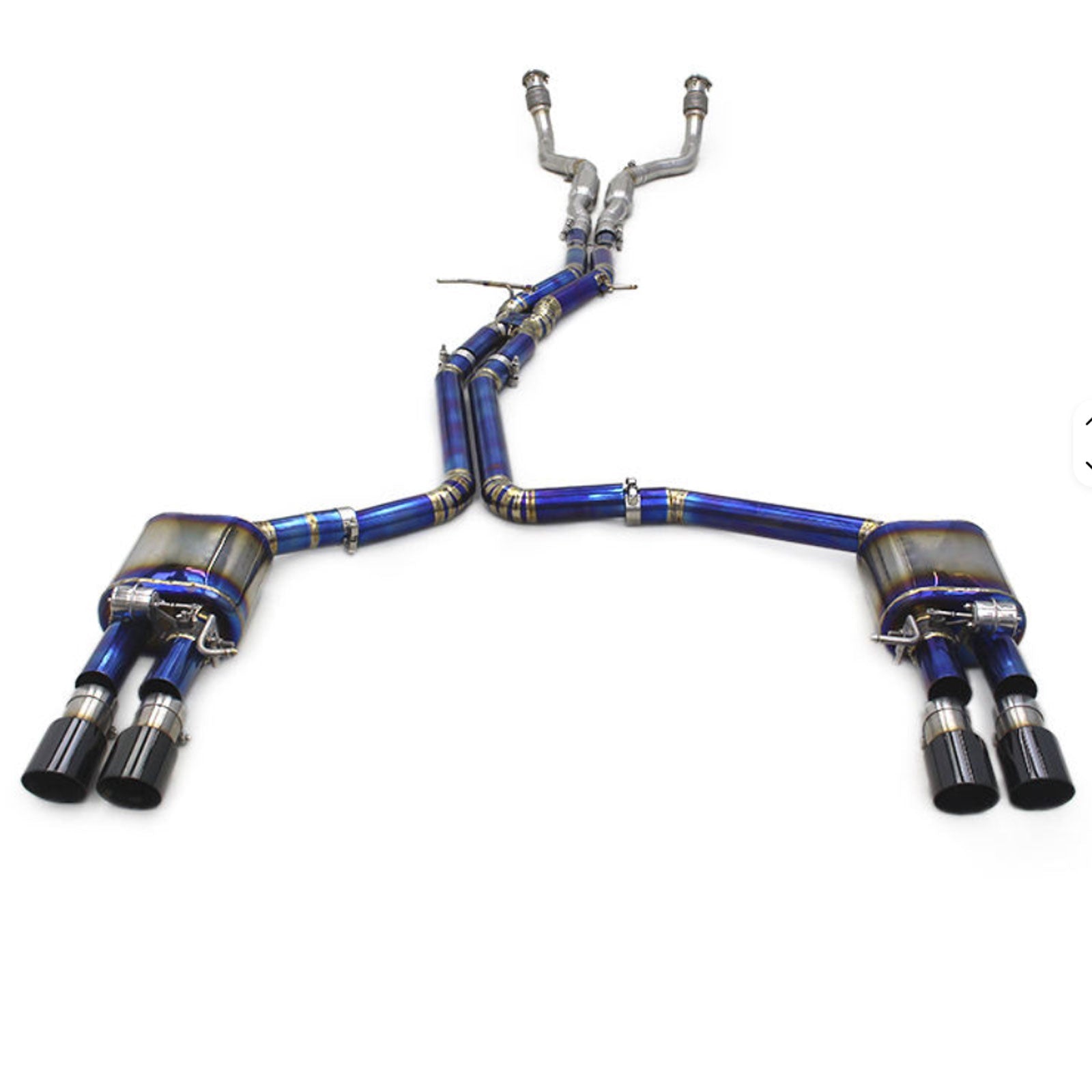 Titanium Valved Catback Exhaust System for Audi B9 S4 S5