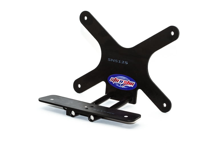 STO N SHO Front License Plate Bracket Compatible with 2017-2019 Fiat 124 Spider Classica and Lusso (SNS125)