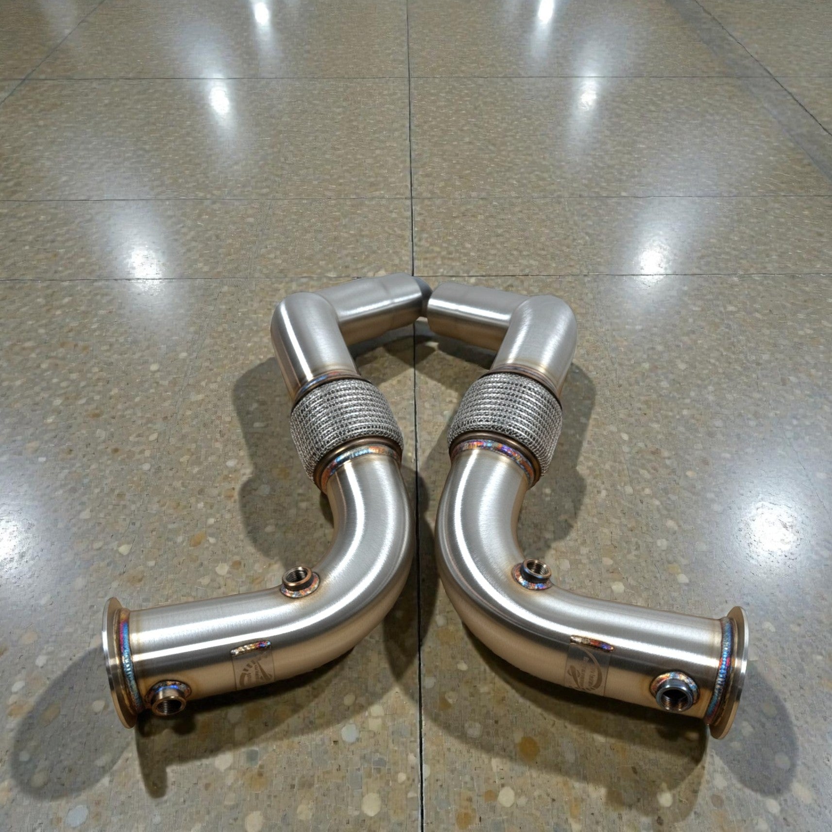BMW N63 & N63TU Catless Race Downpipes for 550i, 650i, 750i, Alpina B6 B7, X5, X6 (F Chassis) | Palenon Performance