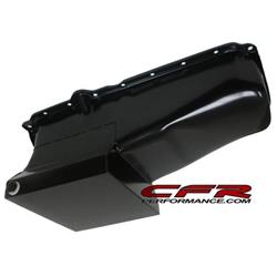 CFR HZ-9731-C 1980 - 85 Chevy Small Block 283-305-327-350-400 Drag Racing Oil Pan - Chrome