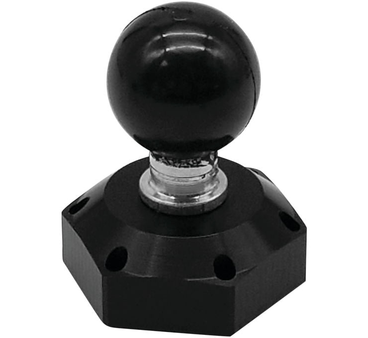 Cox Racing Group Steering Stem Nut with Ram Mount 19mm Black COX-25184