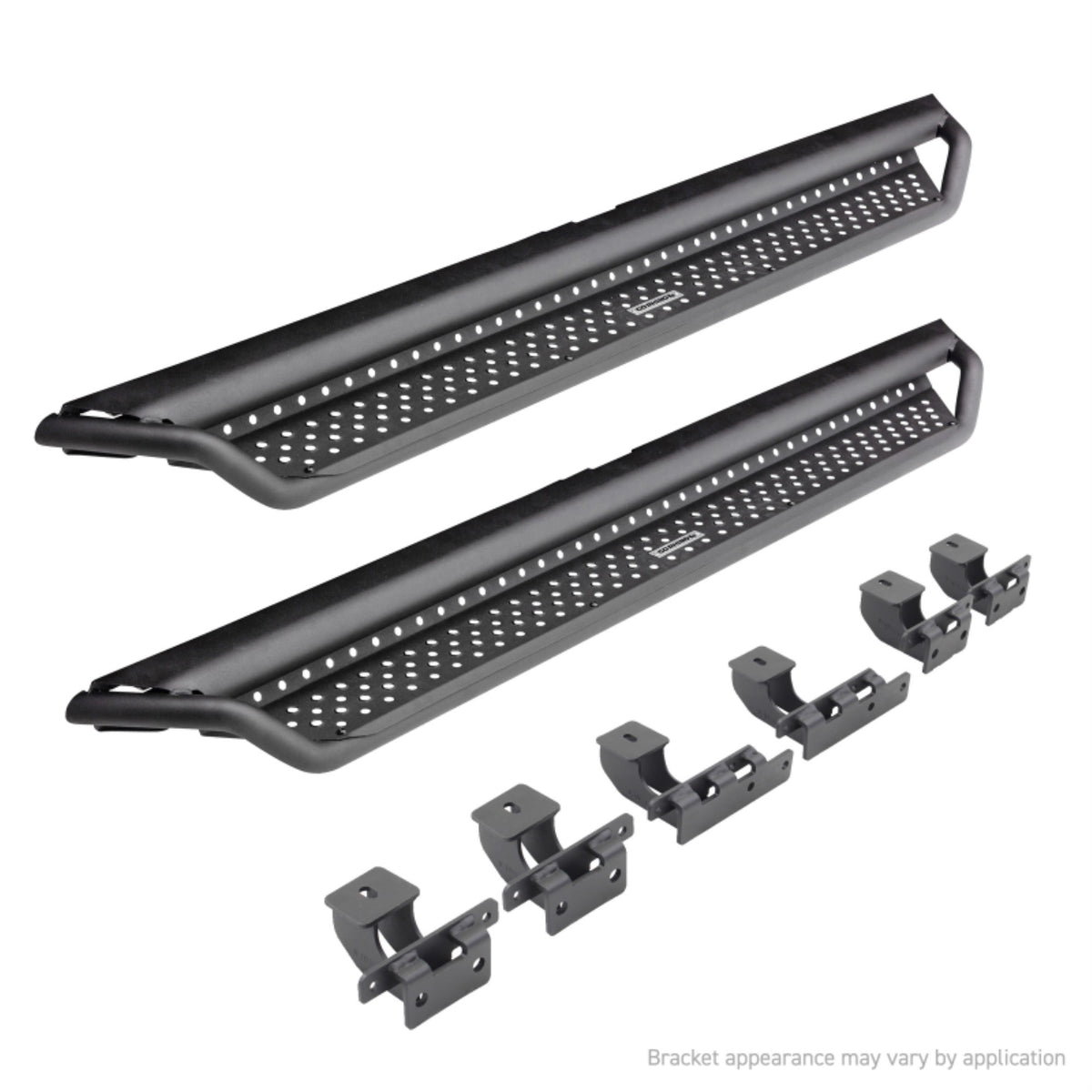 Dominator Xtreme D1 Side Steps With Rocker Panel Mounting Bracket Kit