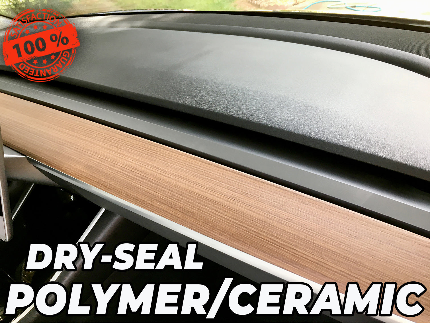 DASH - Permanent Interior Protectant & Dash Repair, Low-Glare Dry Seal & UV Block for Car Dash, Plastics, Coated Leather, Vinyl (1.2 oz per auto)