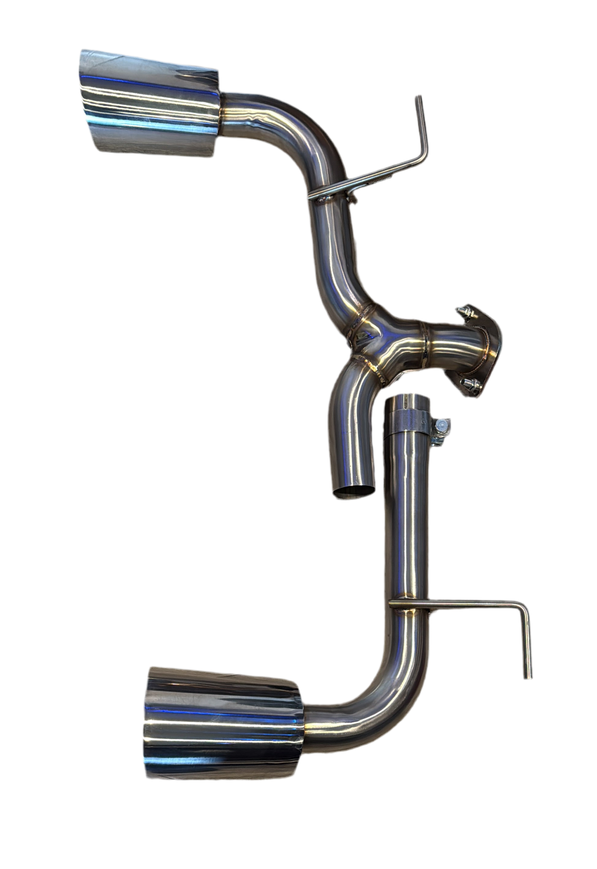 SPDZ1 5" Tip Stainless Steel Axle Back Exhaust Dual Wall Tips For 2022+ Subaru BRZ & Toyota GR86