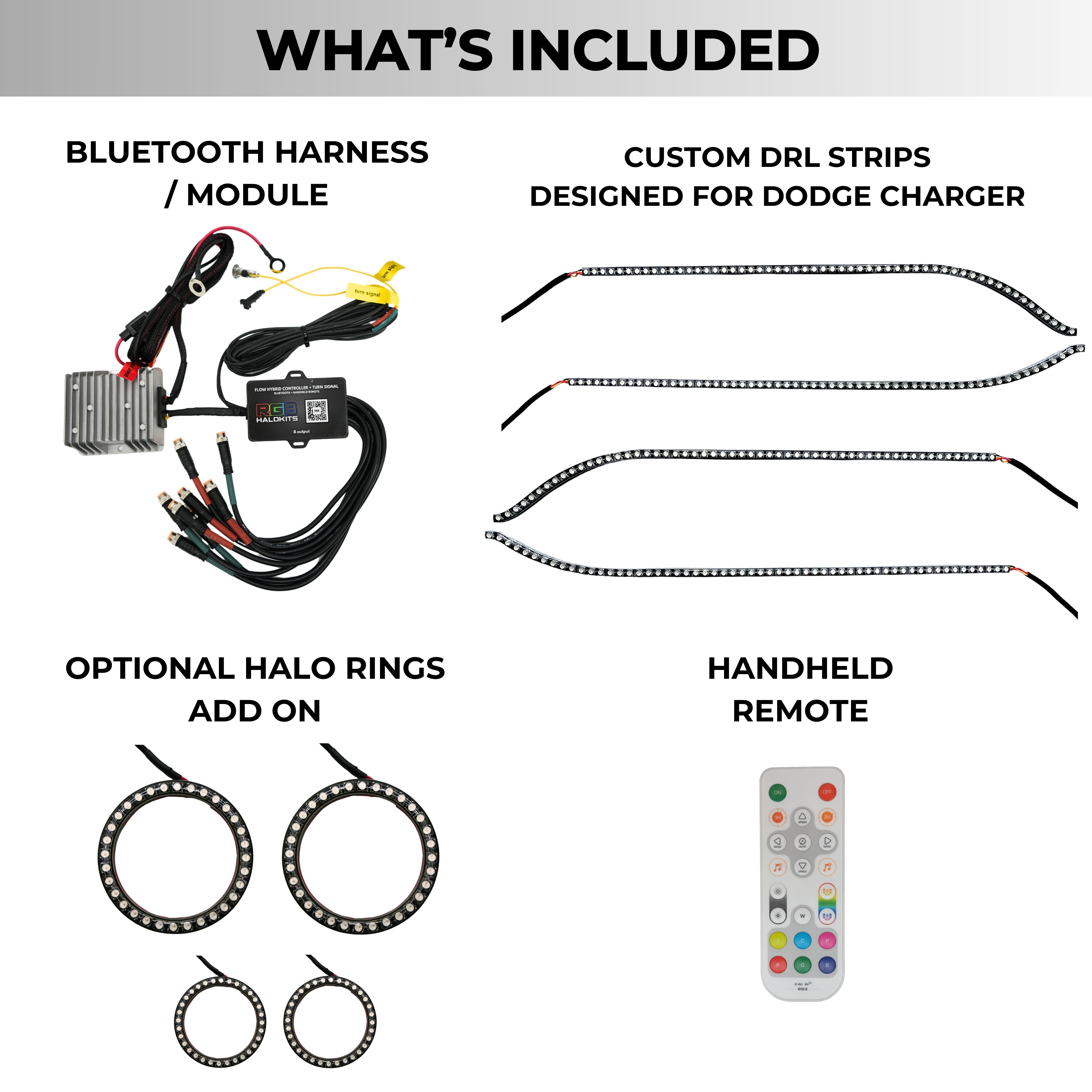 Dodge Charger Flow Series DRL Boards (2015-2024)