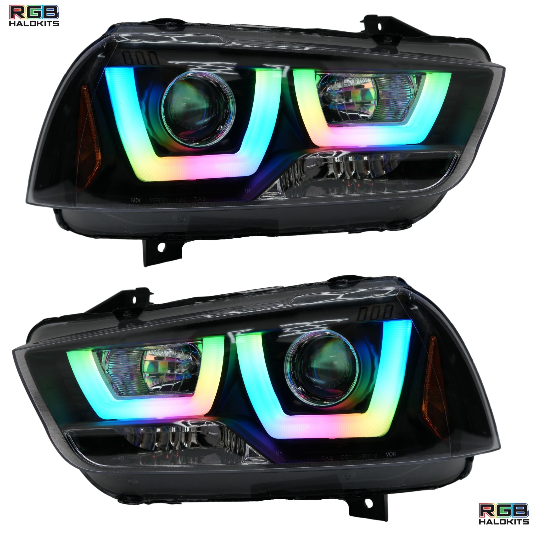 Dodge Charger Spec-D Multicolor Flow DRL Boards (2011-2014)