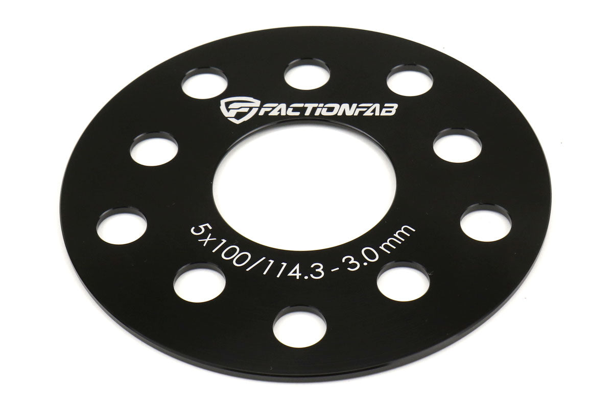 FactionFab Subaru 5x100/114.3 3mm 56.1 CB 6061-T6 Forged Spacer Set