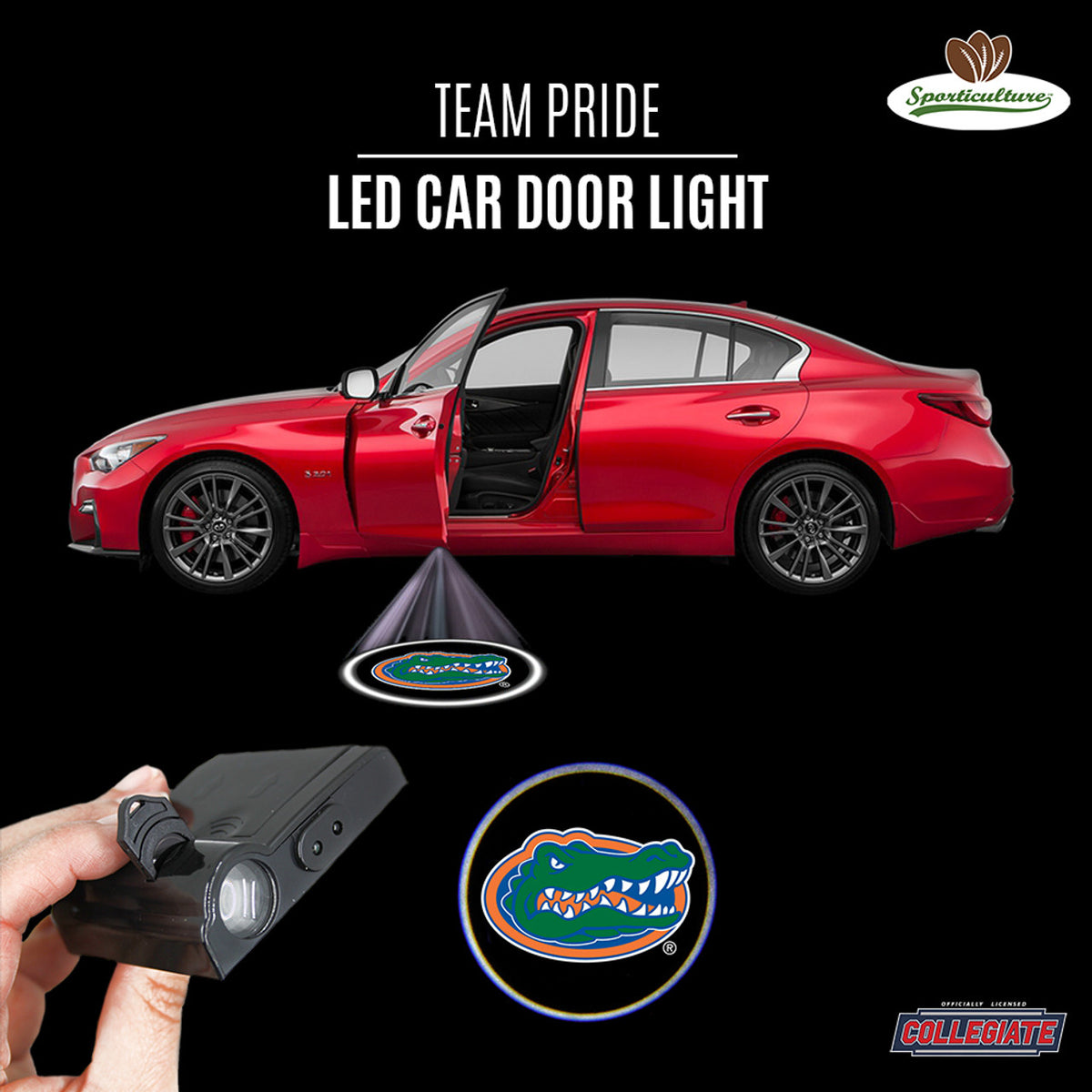 Florida Gators Car Door Light Led
