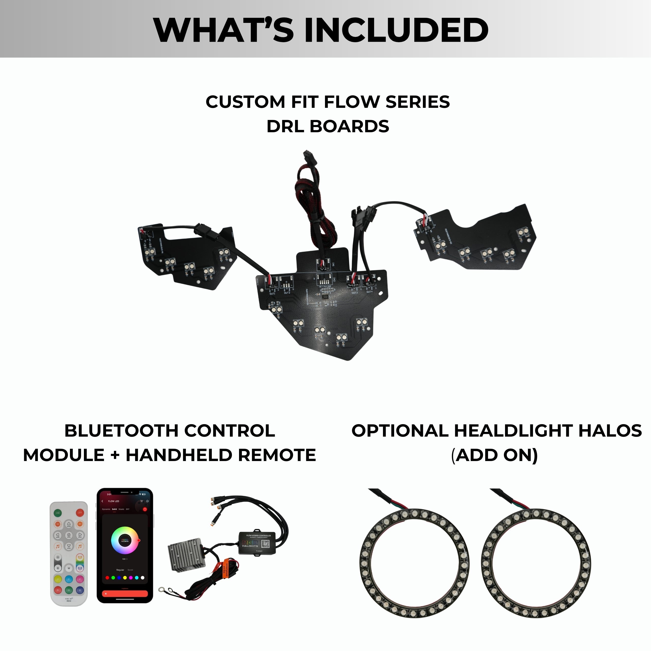 Ford Mustang Flow Series DRL Boards (2018-2023)