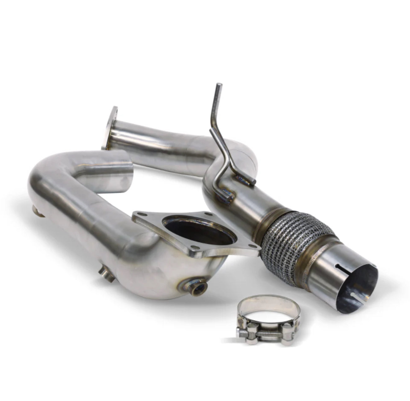 BLOX Racing 3" Turbo Downpipe Kit for 2017-2021 Honda Civic Type R FK8 | T304 Stainless Steel | BXEX-20902