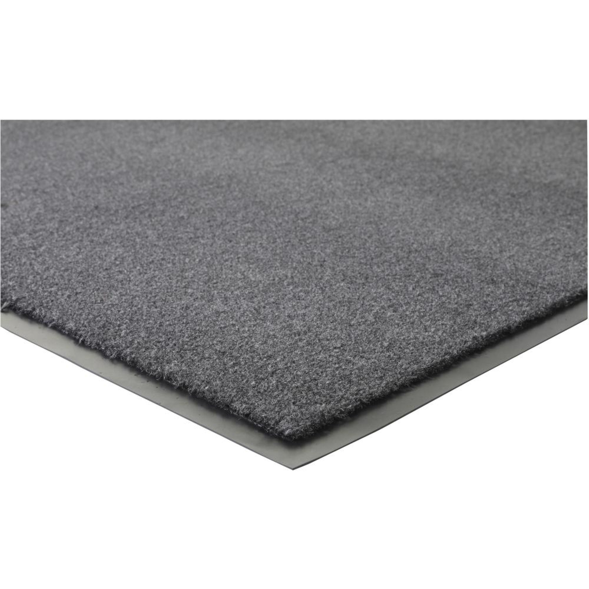 Genuine Joe Silver Series Indoor Walk-Off Mats - Warehouse, Indoor - 60'' Length X 36'' Width - Vinyl - Salt Pepper