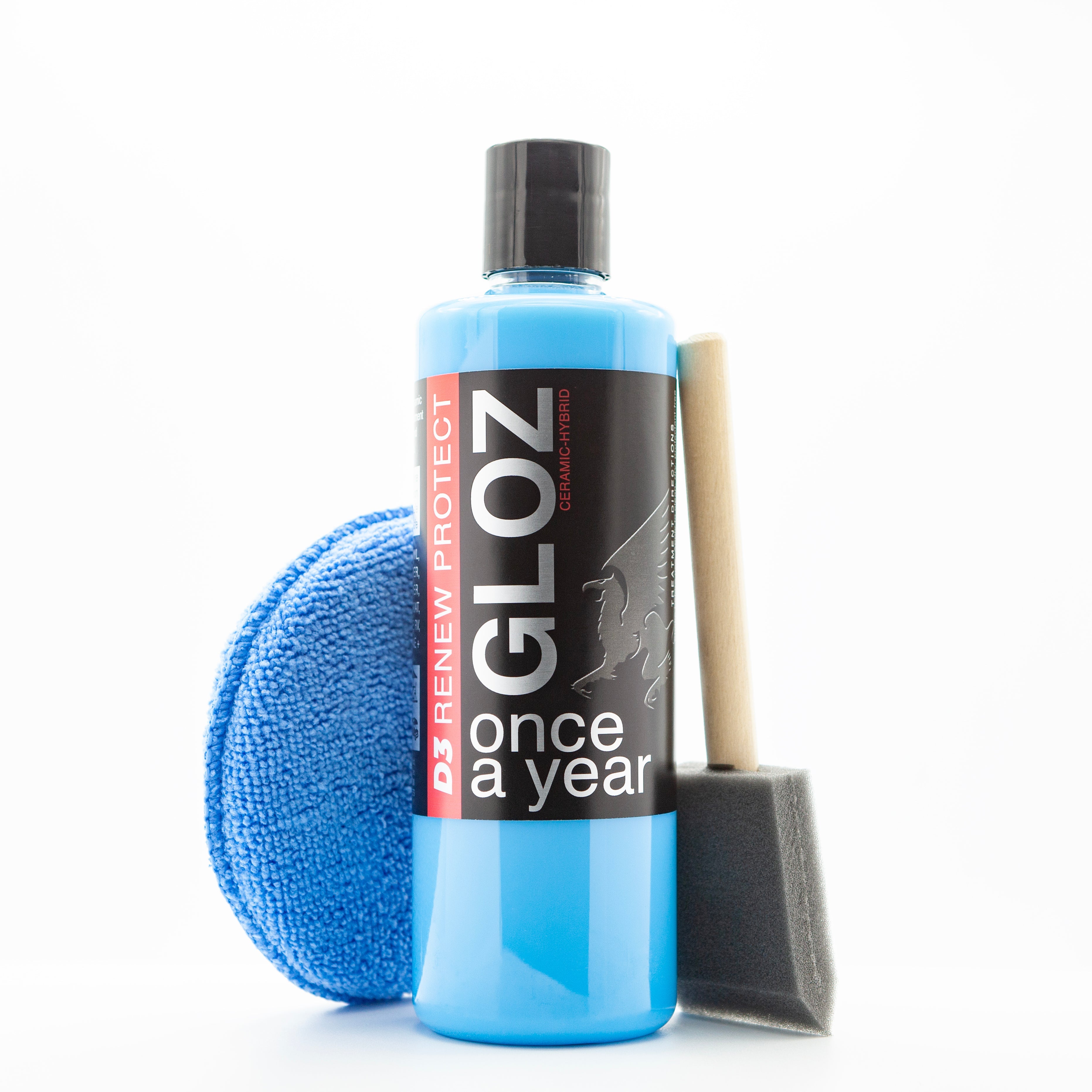 GLOZ Full Kit, Semi-Permanent Protectant | Ceramic Hybrid OEM Restoration, Dry Rot Prevention, Car, RV, Aircraft, Motorcycle, ATV & Golf Cart DRY-SEAL SAFE!