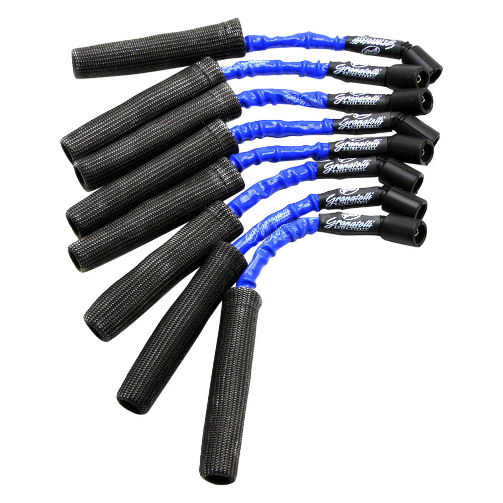 Granatelli Motor Sports 281545HTBLB GM LS1  LS6  & 20142017 LT Series Cars CoilNearPlug Conn Kit  High Temperature Blue & B