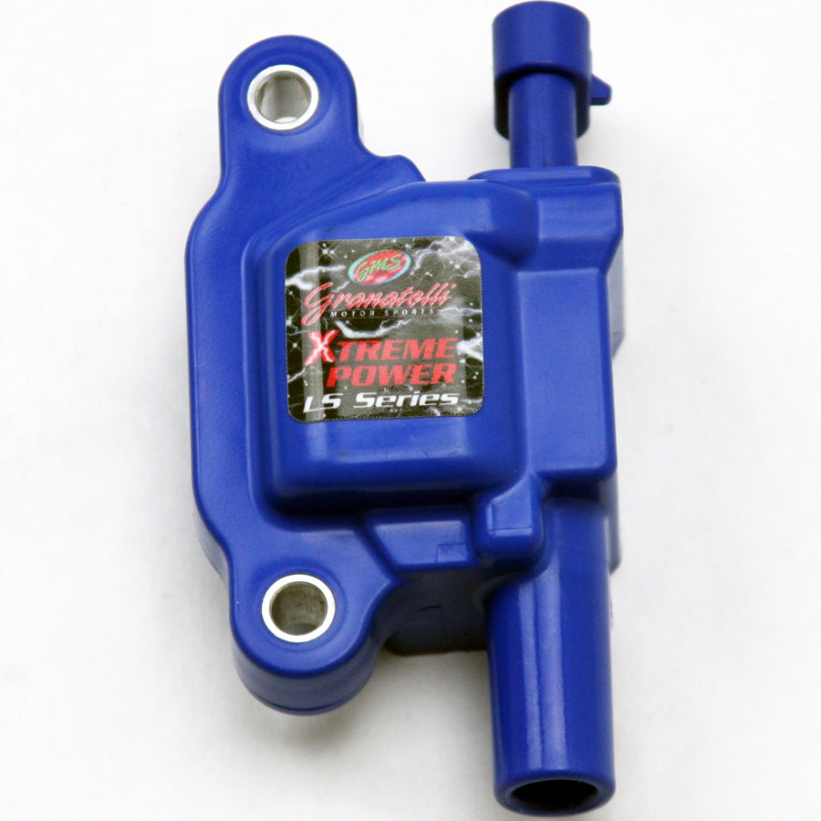 Granatelli Motor Sports 2805131B 80 KV GM LS3 Single Coil for SS Sedan, Blue