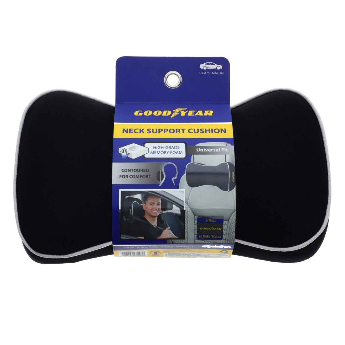 Goodyear Neck Support Cushion Gy1007 Ergonomic Head Support Cushion For Chair Office Home Comfort Travel Pillow