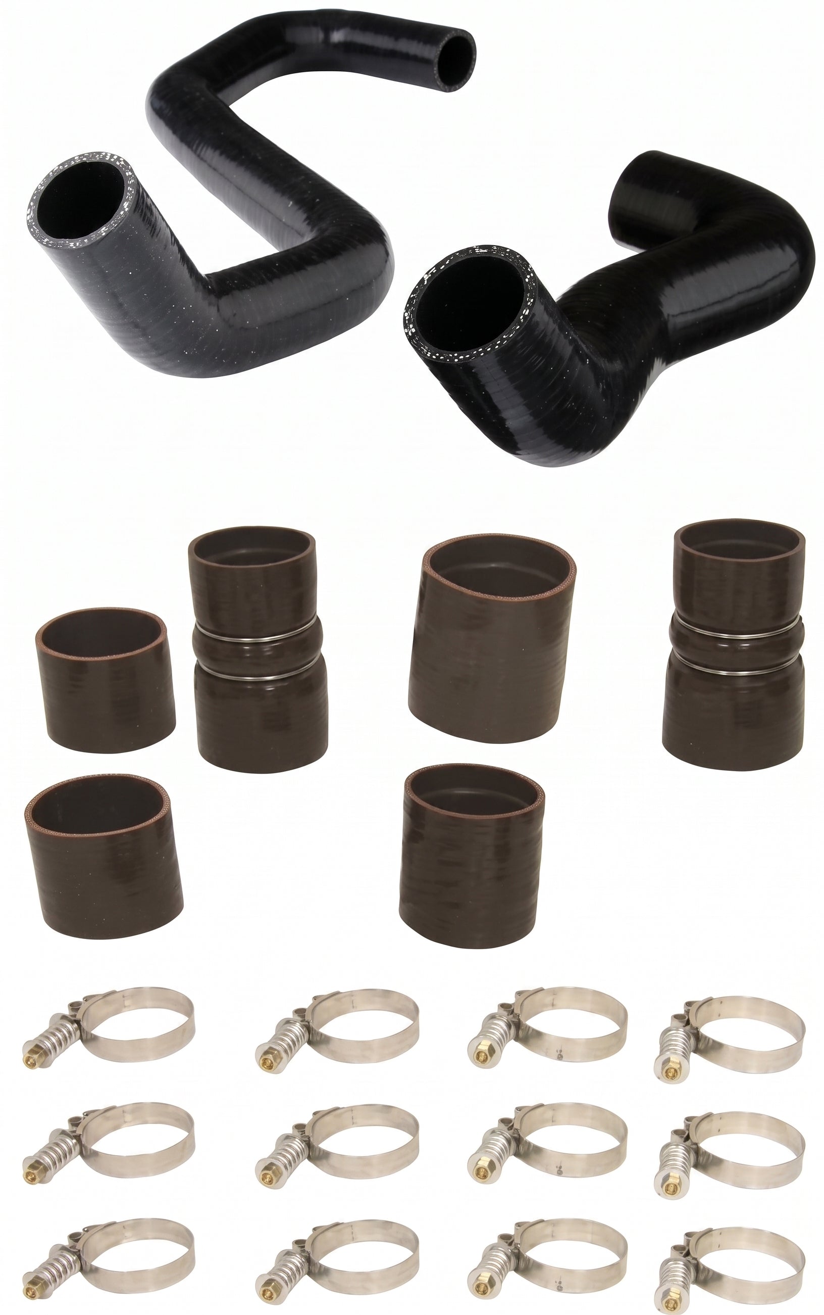 Silicone Radiator Hose and Intercooler Boot Kit For 01-03 Ford F-250 F-350 7.3L