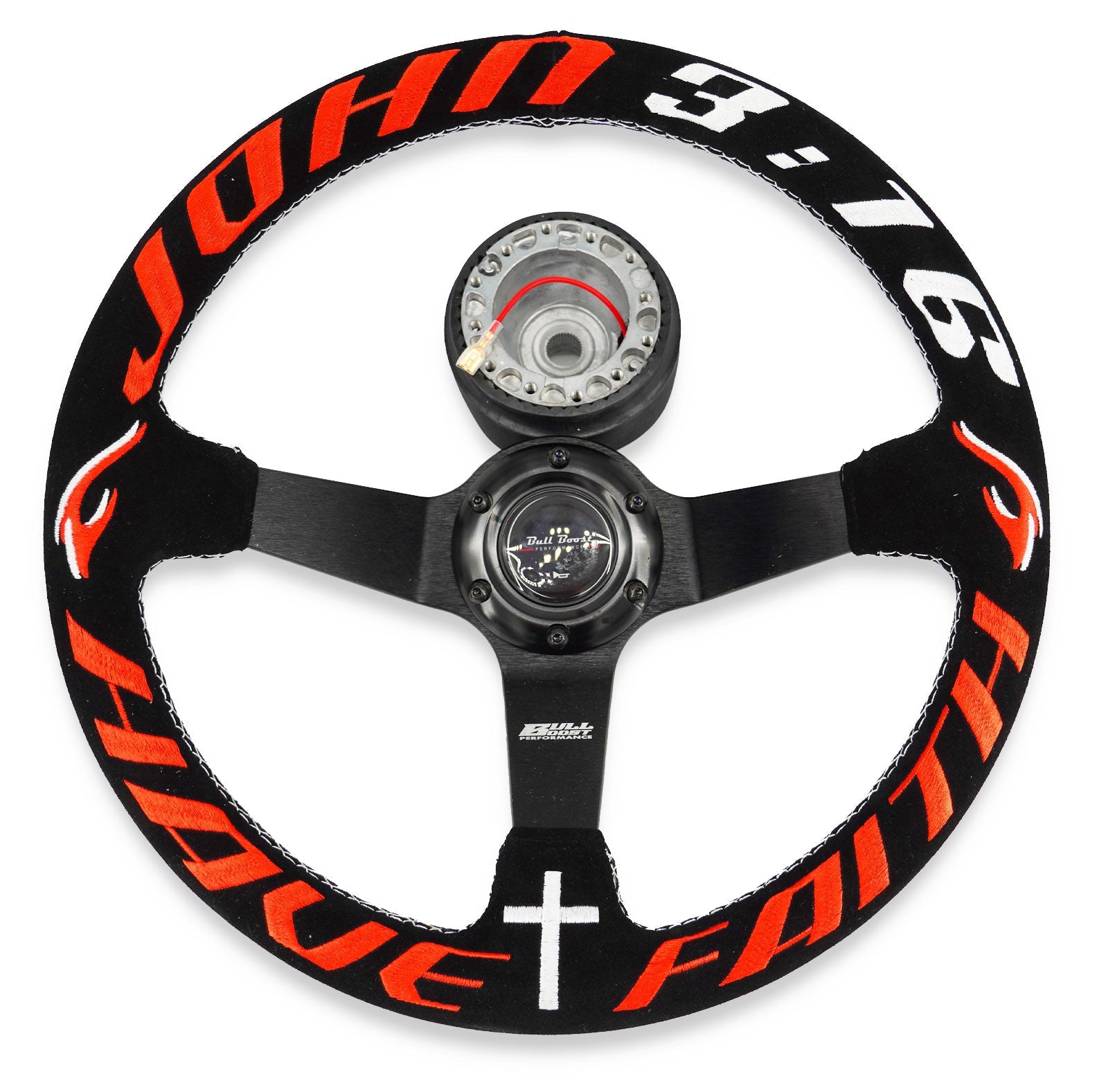 Have Faith Steering Wheel + Hub Adapter for Toyota Chaser KE70 AE71 AE82 AE86 Supra Corolla