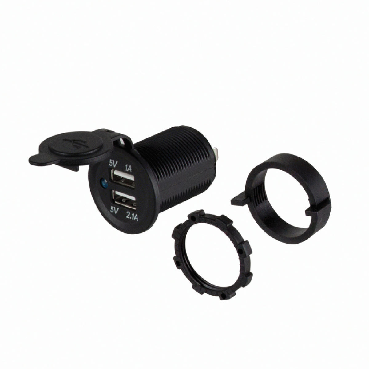 Installbay - Dual Usb Waterproof Jack With Cover