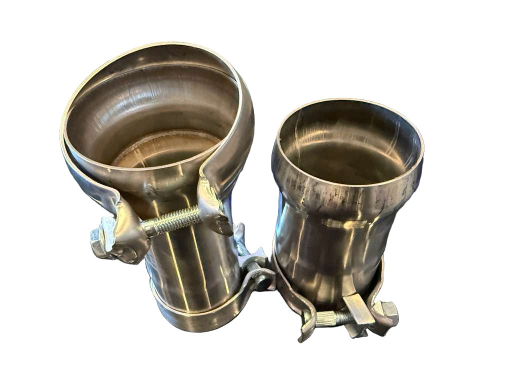 SPDZ1 2.5"–3" Ball Flex Slip-Fit Exhaust Connector Kit (Stainless Steel)