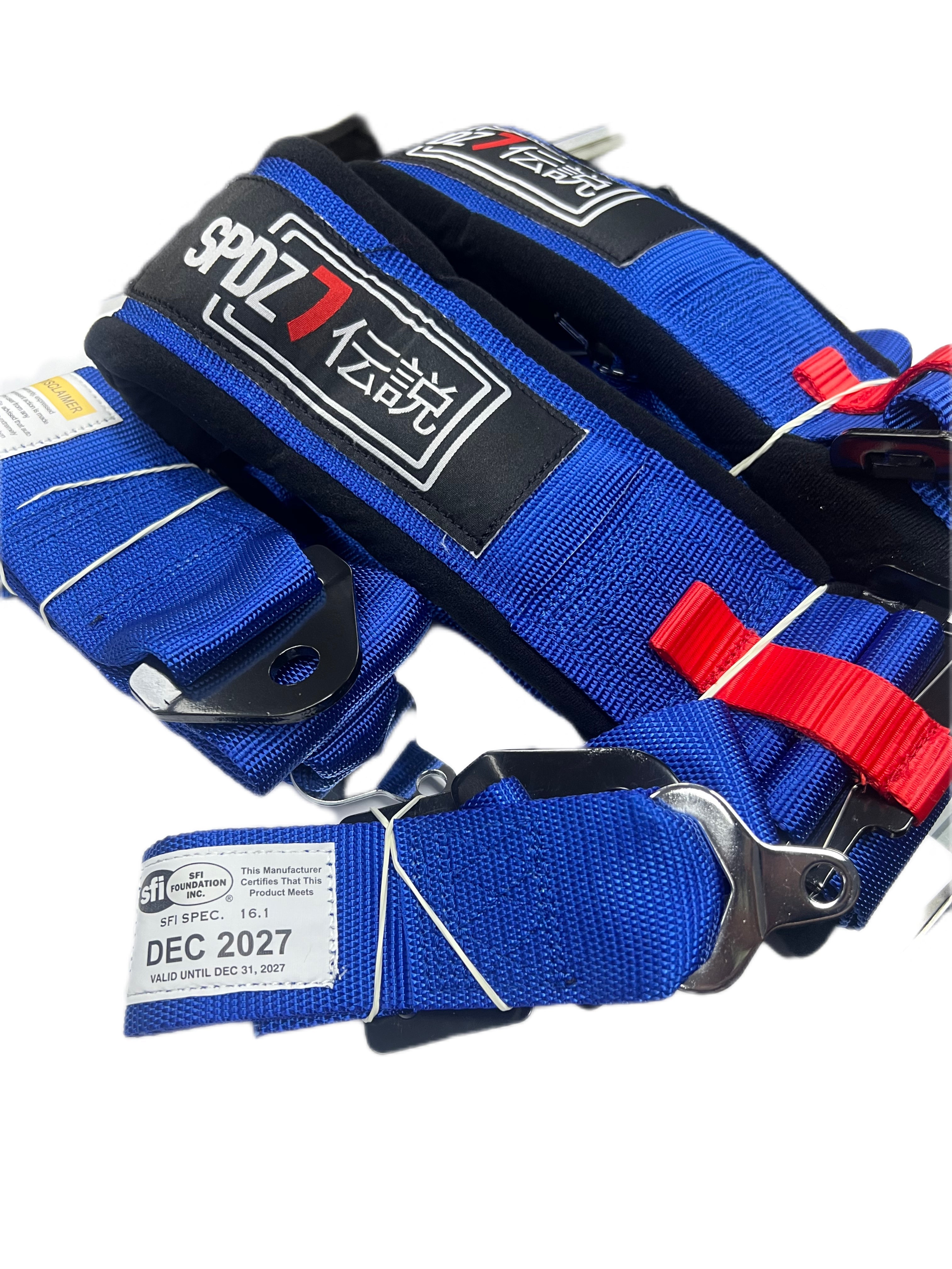 SPDZ1 SFI Seat Belt Harness 5 Point Cam Lock