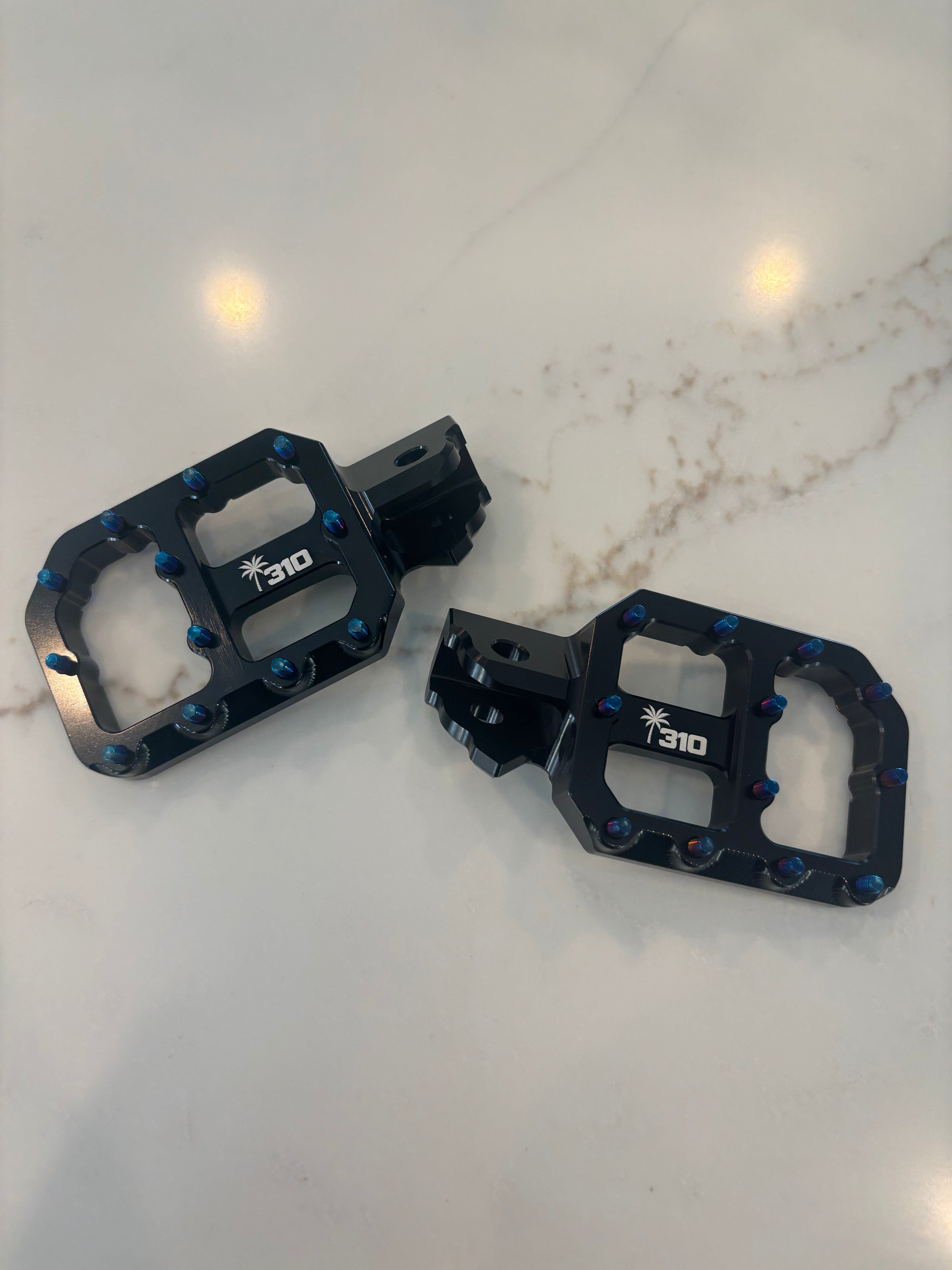 Ultra Wide E-Moto Pegs (with titanium pins) Ships same or next day